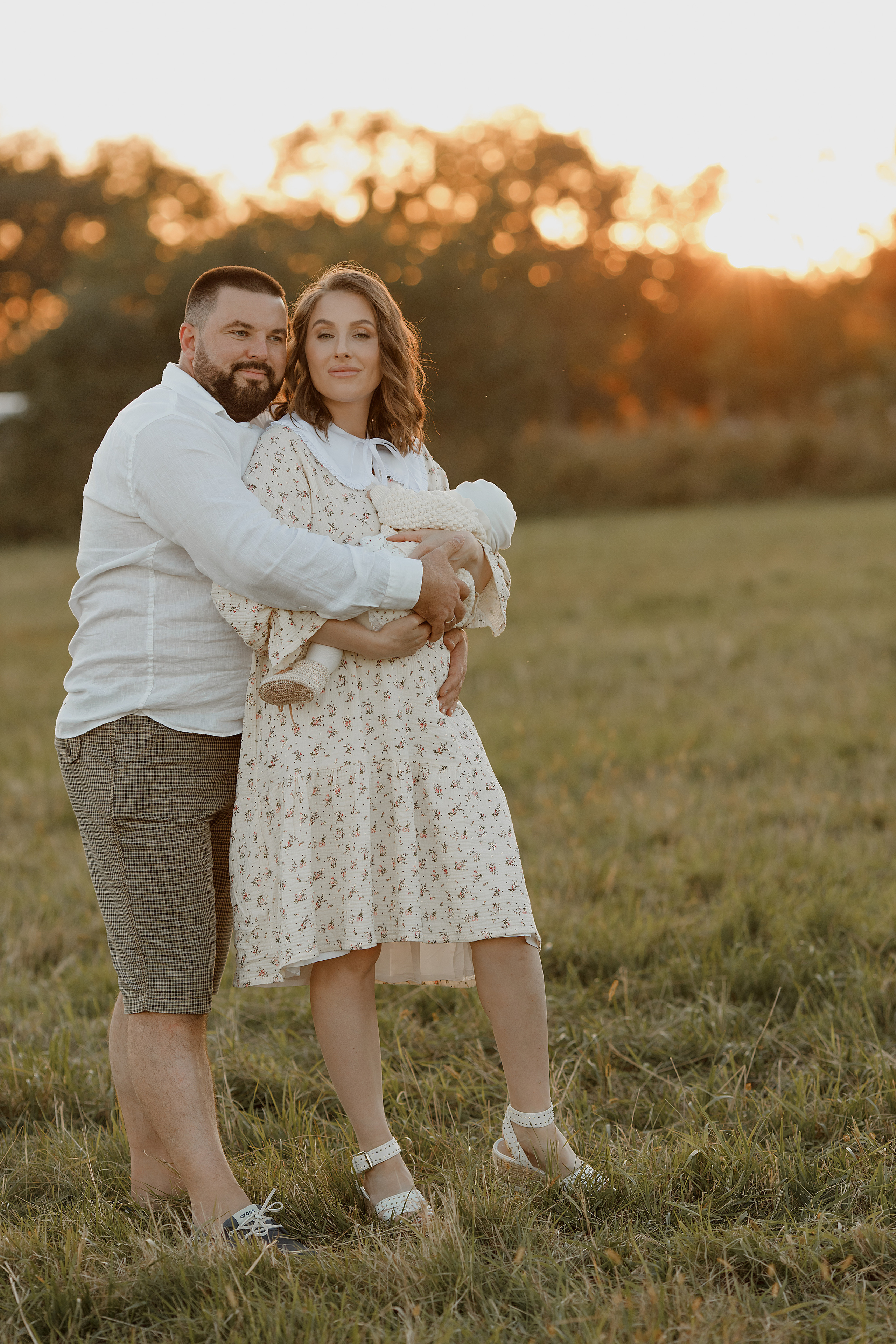 Семейная съемка в поле. Свадебный и семейный фотограф  во Владивостоке Ольга Украинец