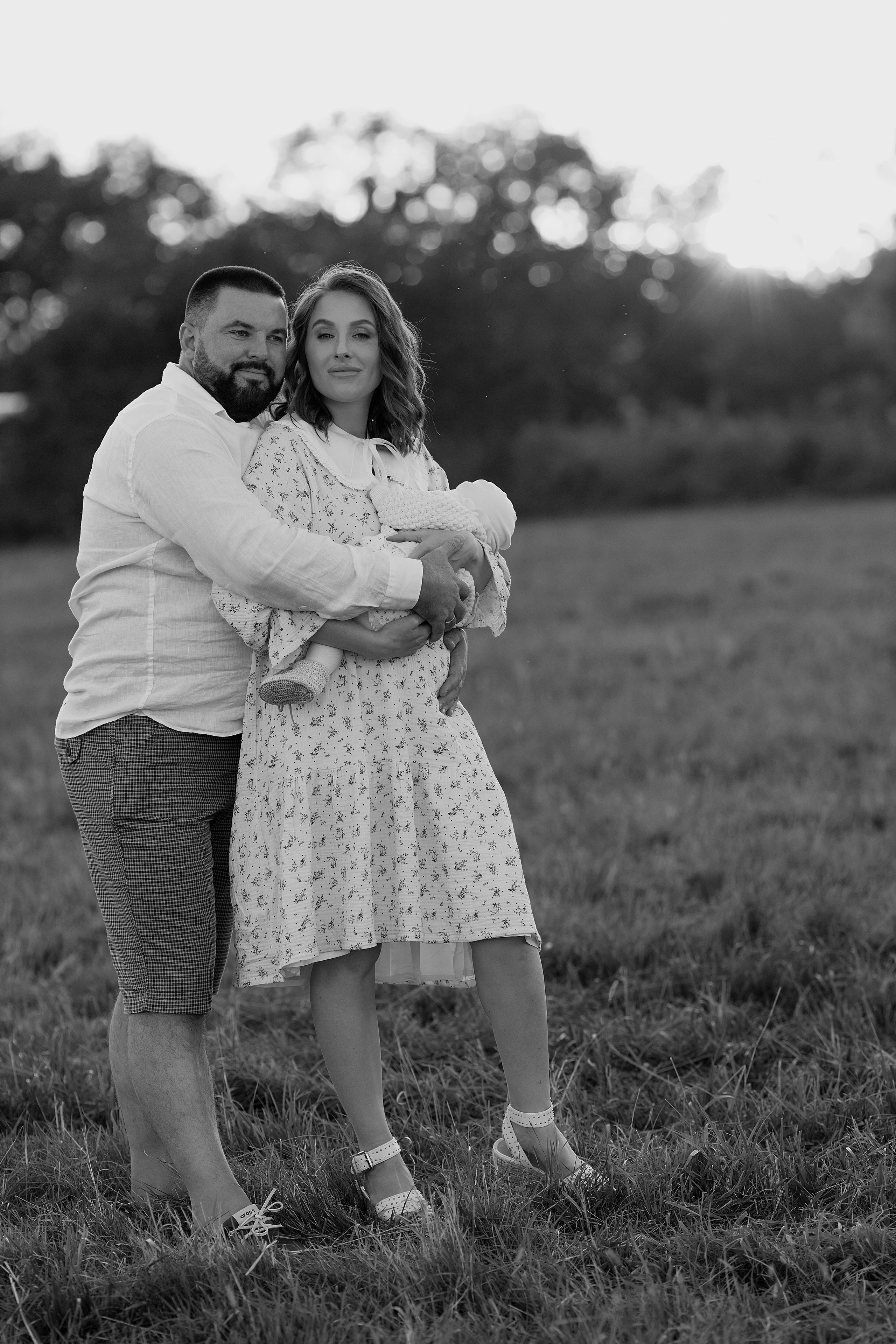 Семейная съемка в поле. Свадебный и семейный фотограф  во Владивостоке Ольга Украинец