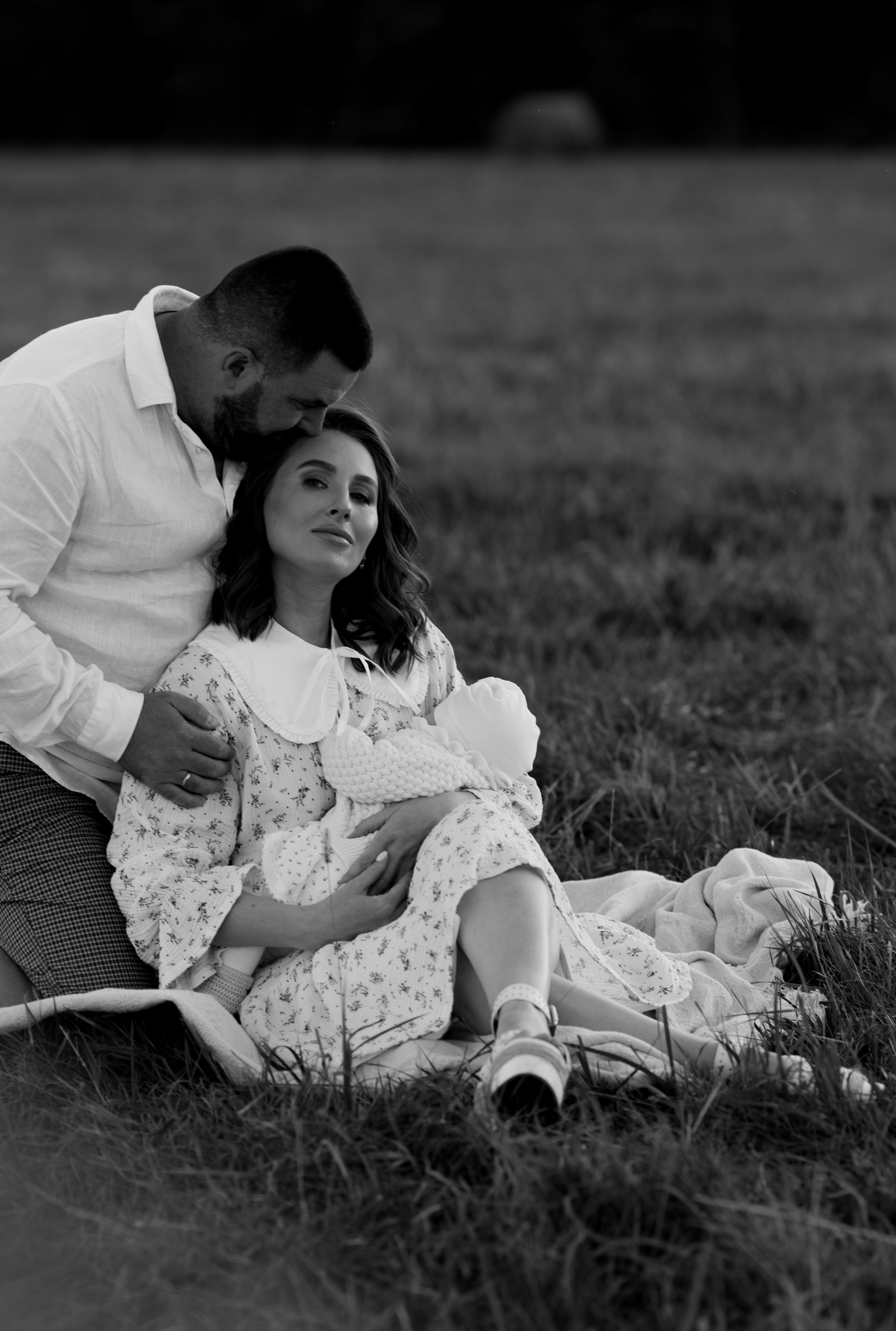 Семейная съемка в поле. Свадебный и семейный фотограф  во Владивостоке Ольга Украинец