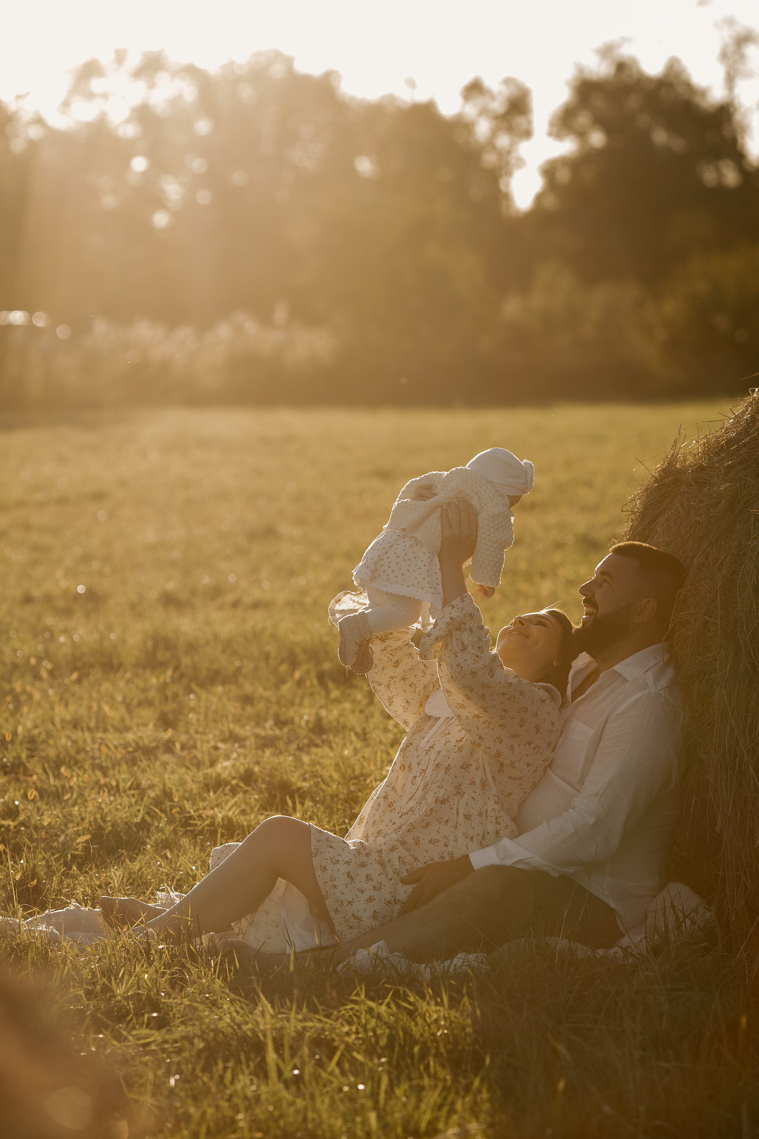 Семейная съемка в поле. Свадебный и семейный фотограф  во Владивостоке Ольга Украинец
