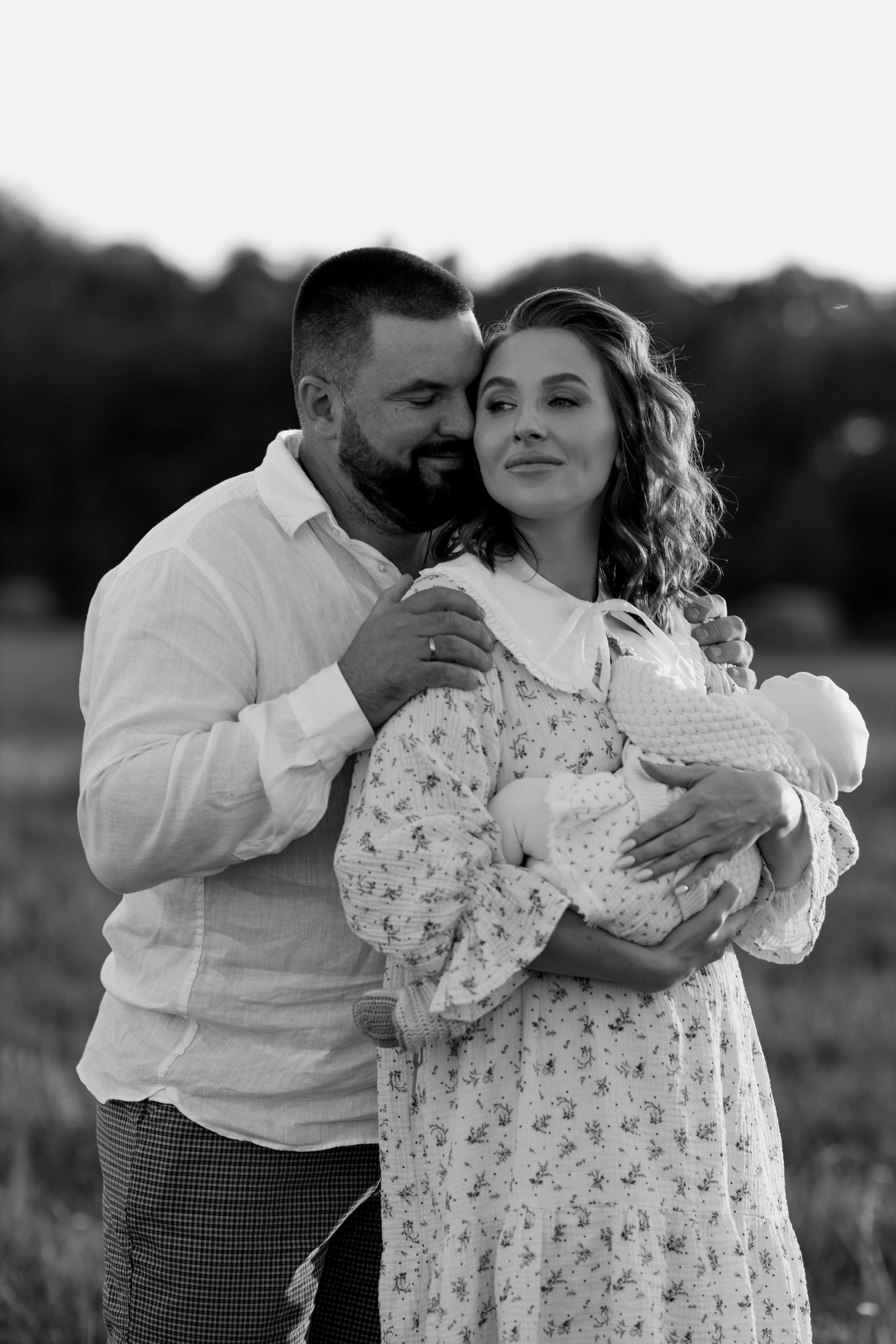 Семейная съемка в поле. Свадебный и семейный фотограф  во Владивостоке Ольга Украинец