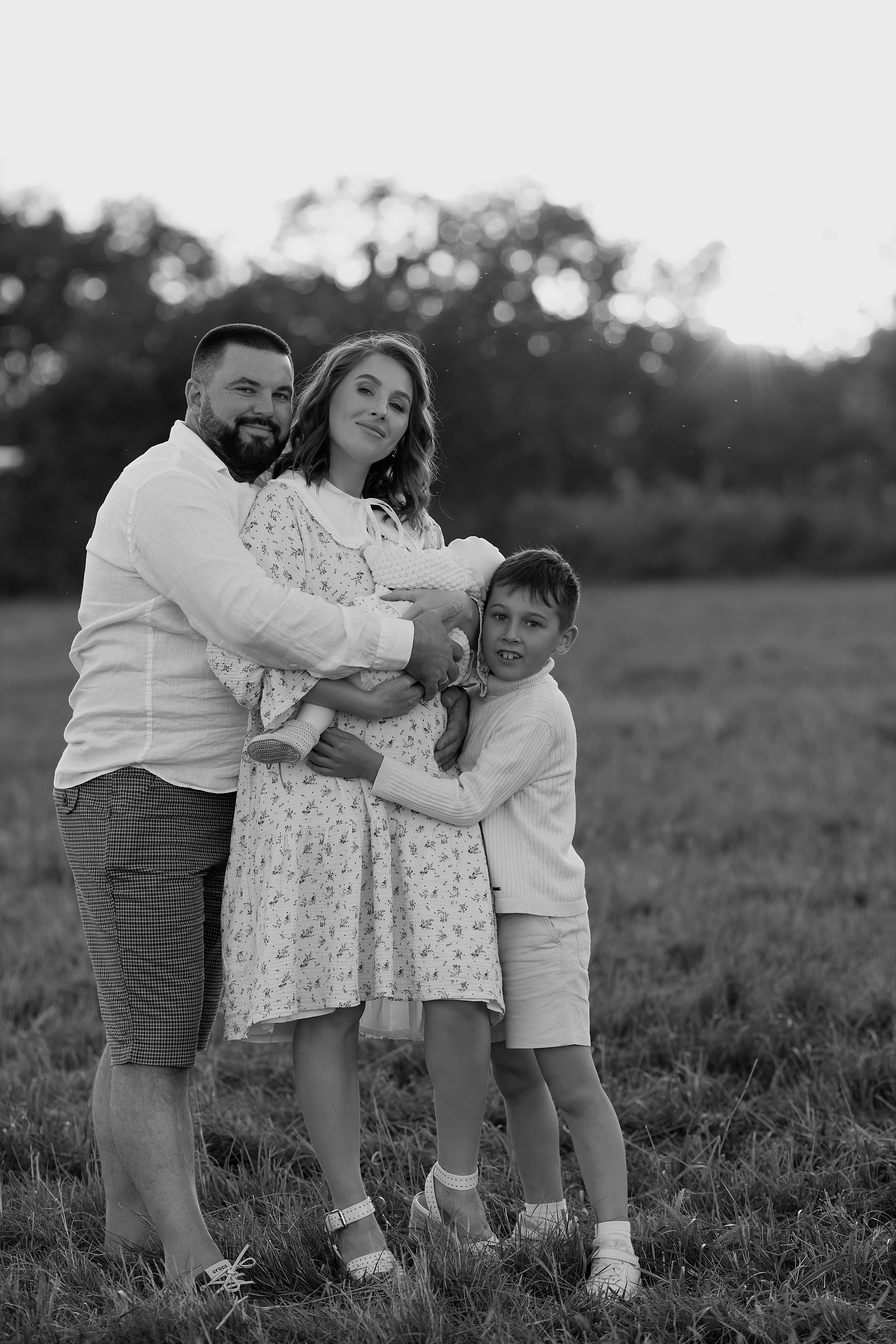 Семейная съемка в поле. Свадебный и семейный фотограф  во Владивостоке Ольга Украинец
