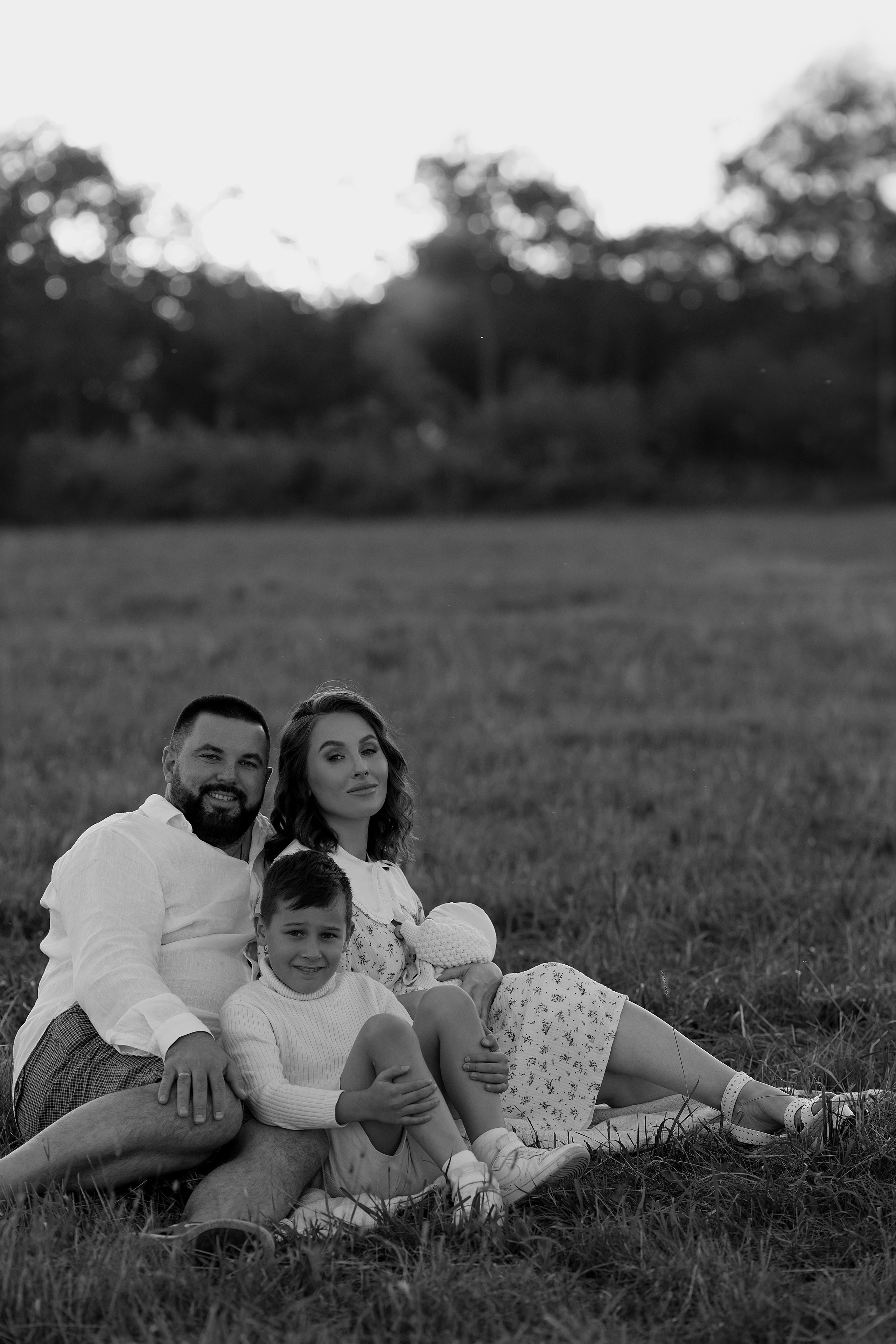 Семейная съемка в поле. Свадебный и семейный фотограф  во Владивостоке Ольга Украинец