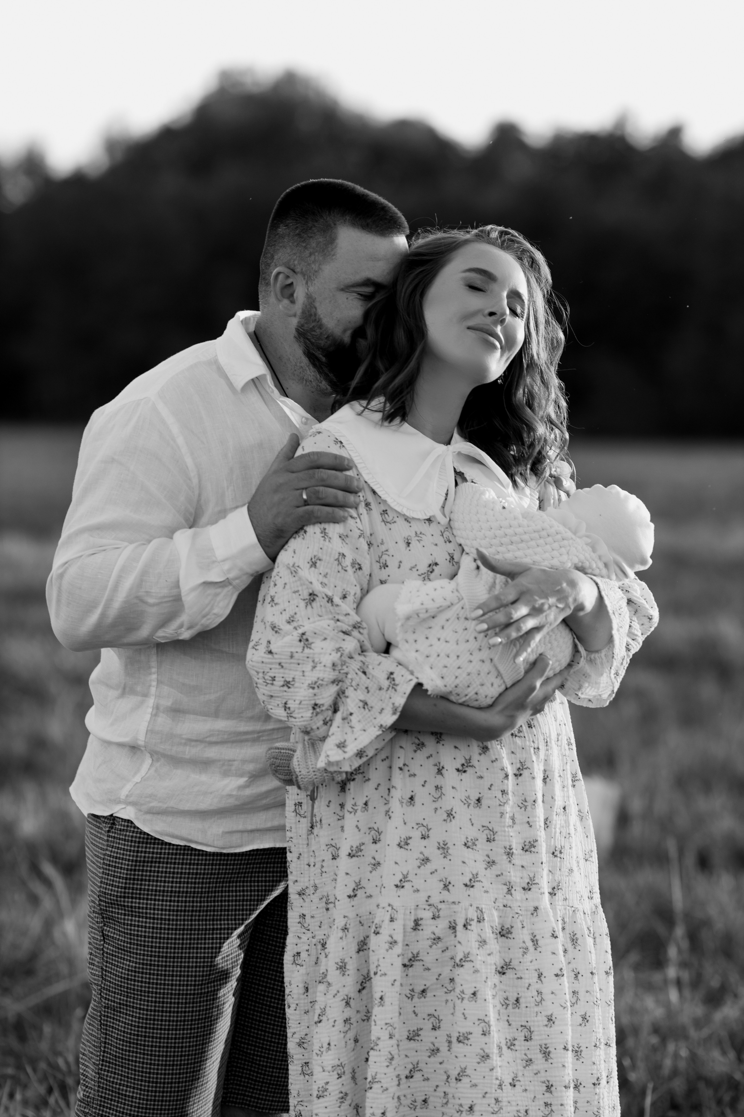 Семейная съемка в поле. Свадебный и семейный фотограф  во Владивостоке Ольга Украинец