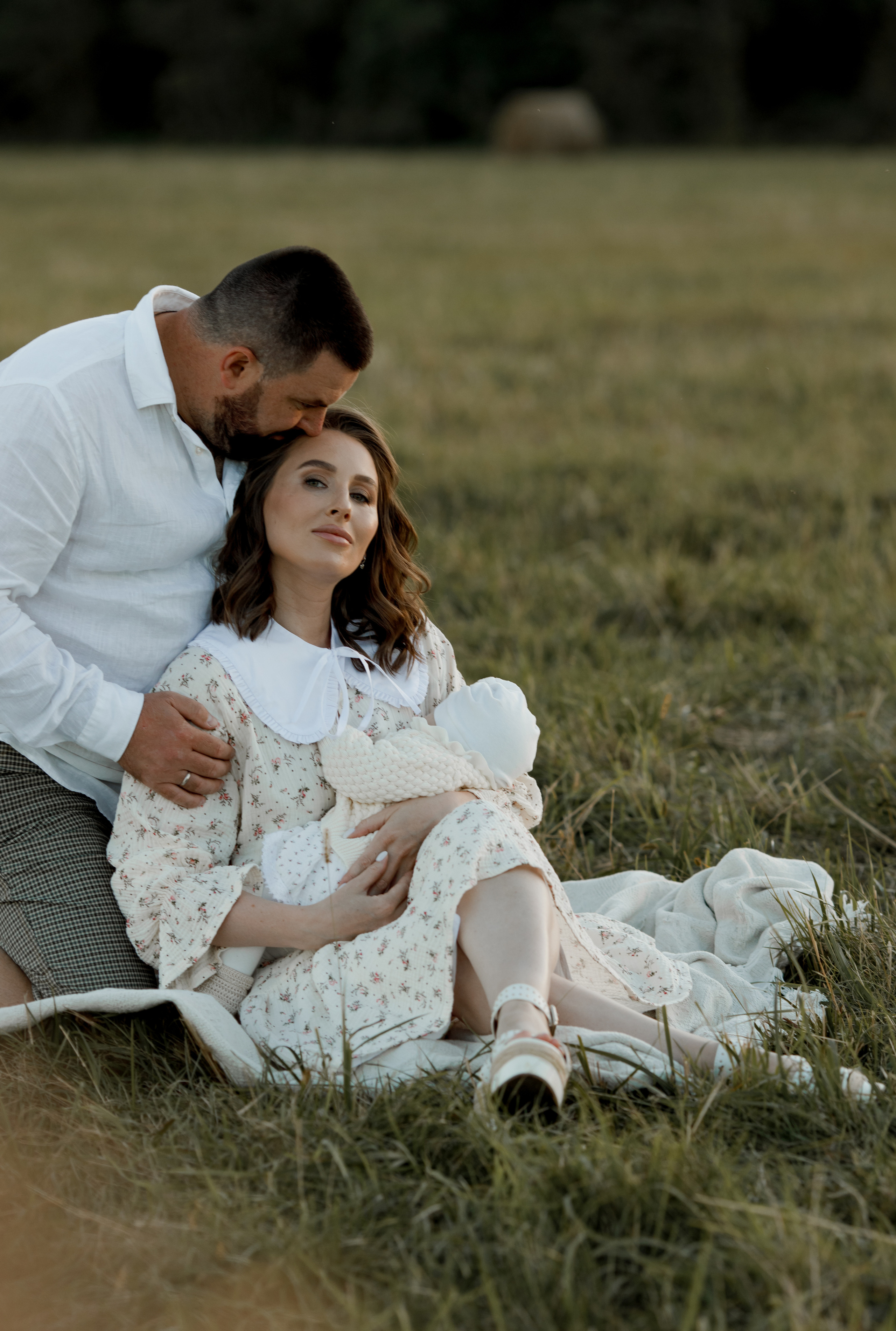 Семейная съемка в поле. Свадебный и семейный фотограф  во Владивостоке Ольга Украинец