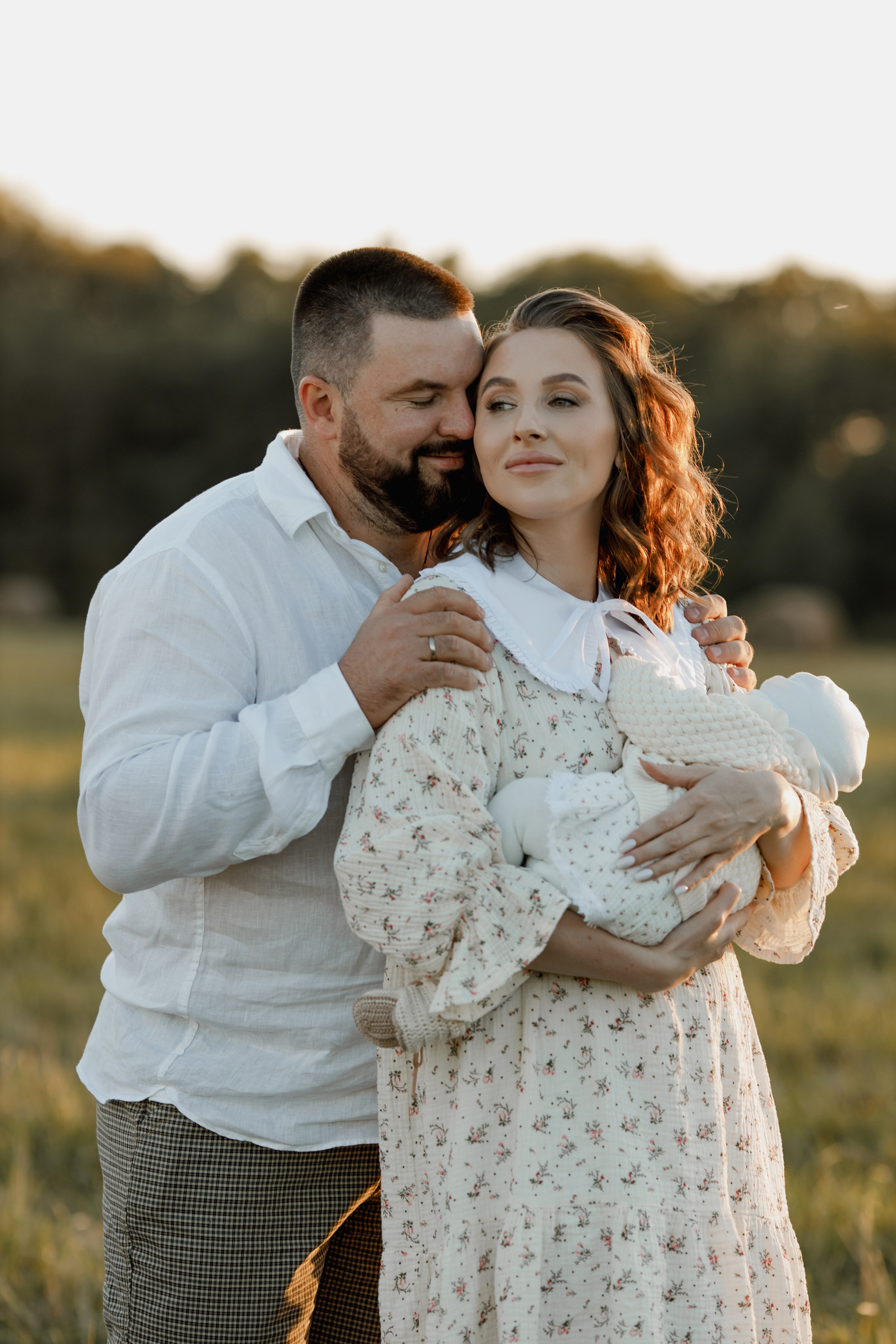 Семейная съемка в поле. Свадебный и семейный фотограф  во Владивостоке Ольга Украинец