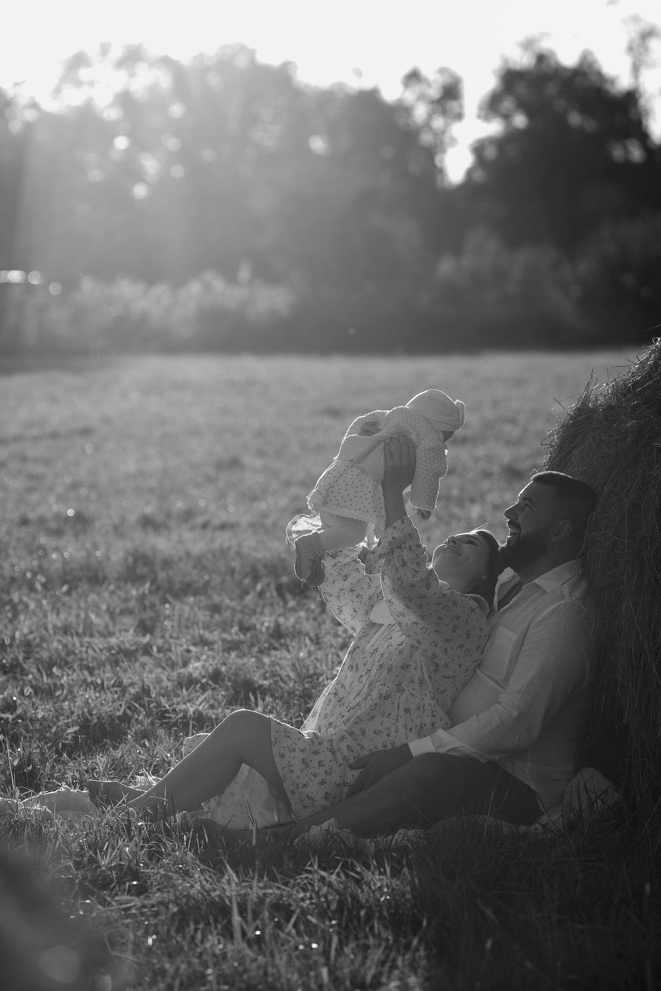 Семейная съемка в поле. Свадебный и семейный фотограф  во Владивостоке Ольга Украинец