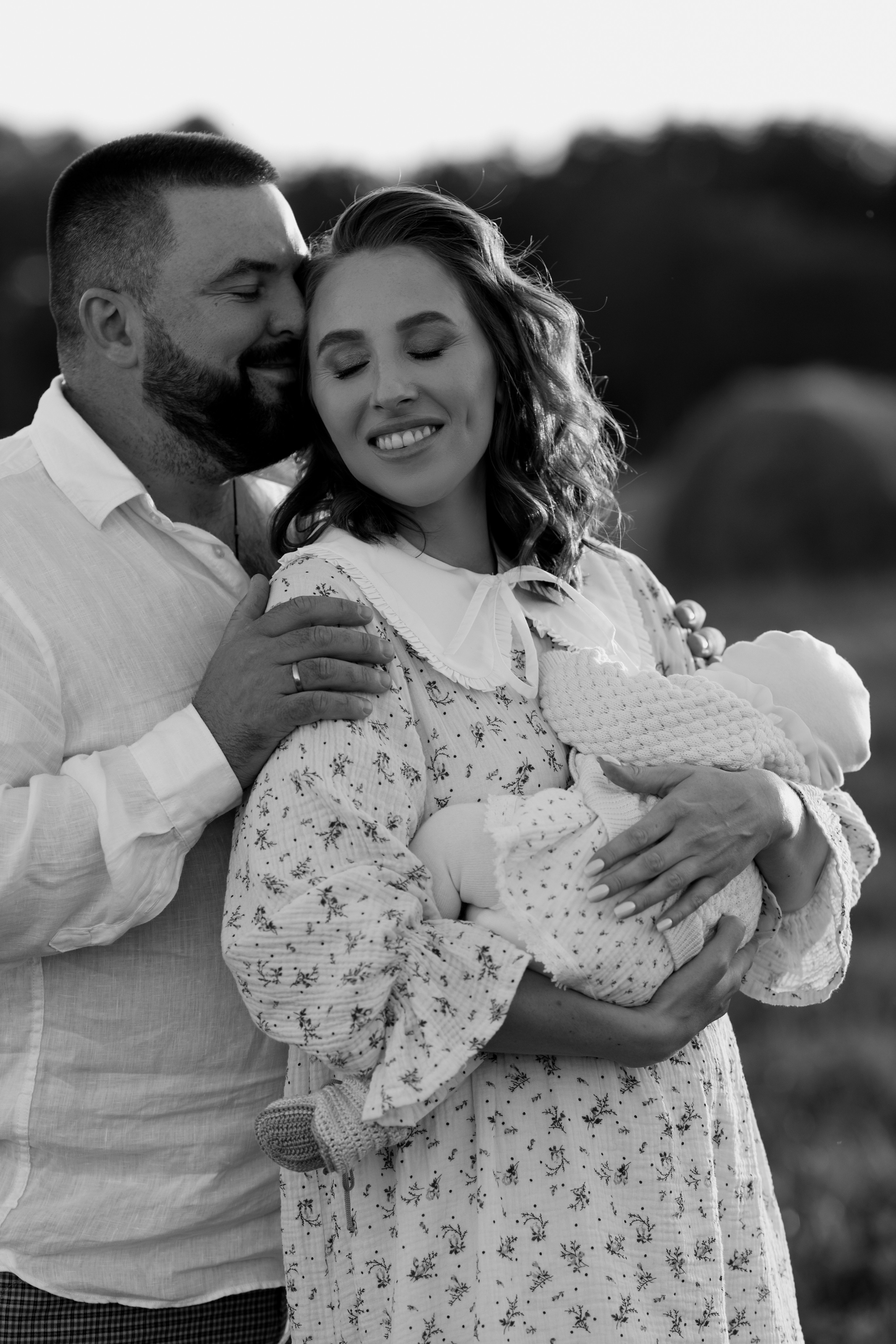 Семейная съемка в поле. Свадебный и семейный фотограф  во Владивостоке Ольга Украинец