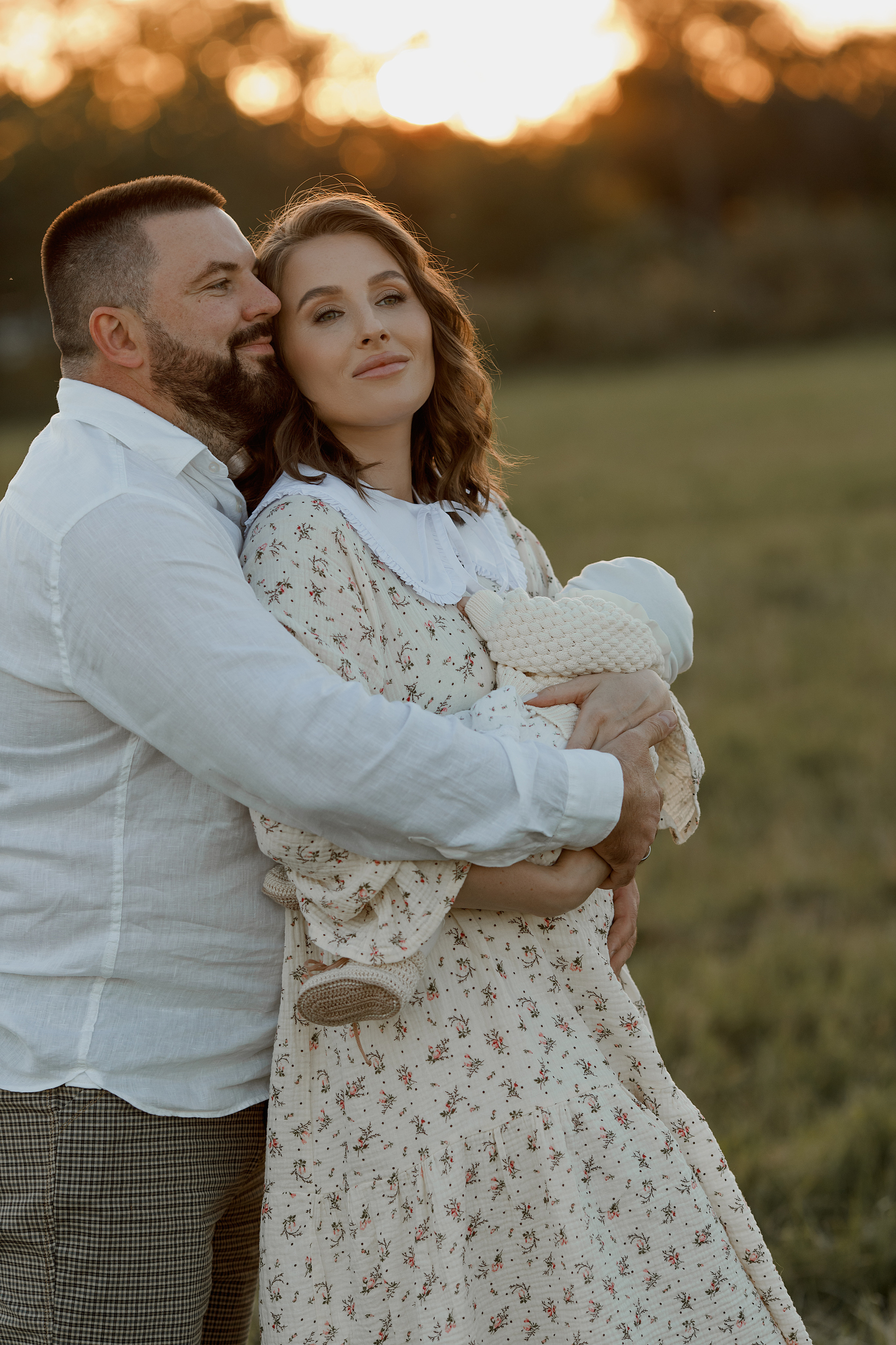 Семейная съемка в поле. Свадебный и семейный фотограф  во Владивостоке Ольга Украинец