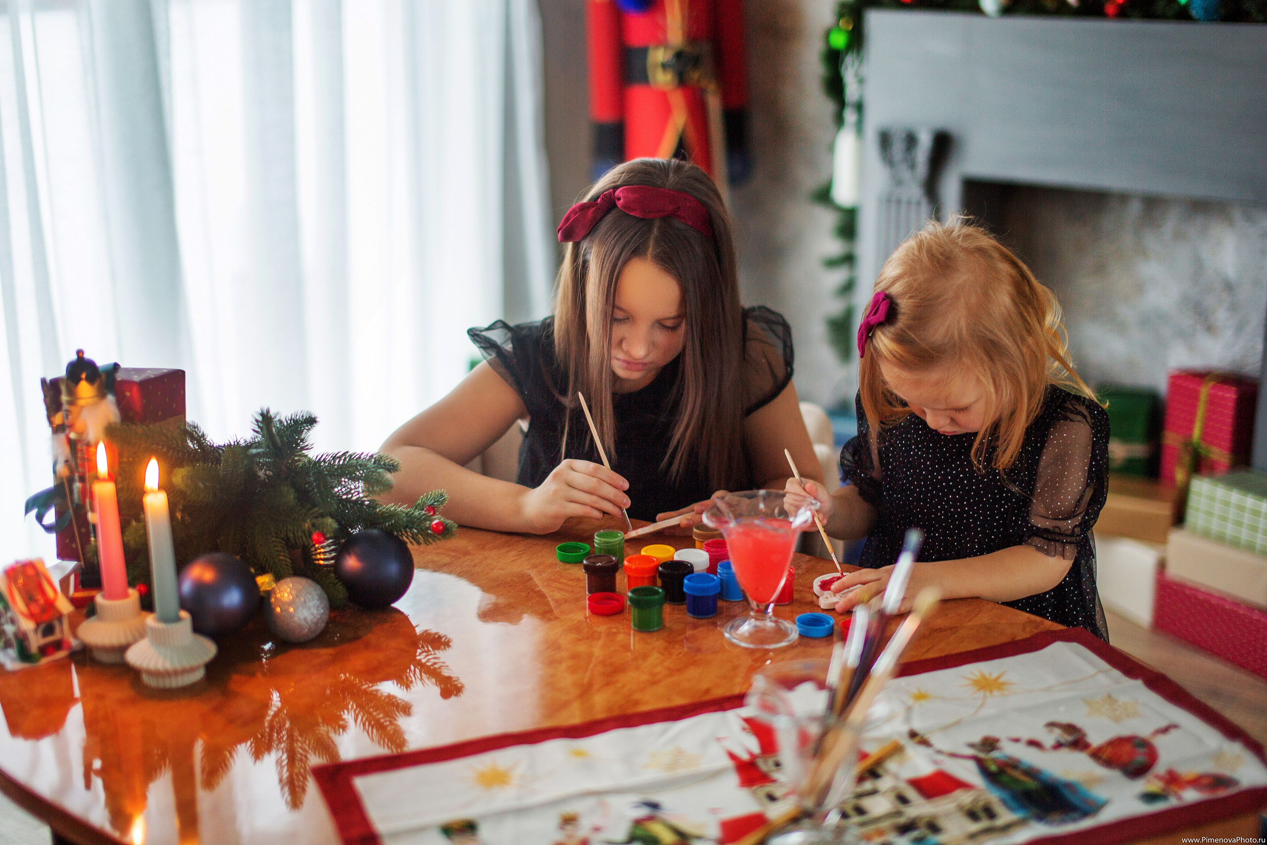 Новогодняя сказка Вари и Маруси, 2024. Семейный и детский фотограф в Петрозаводске