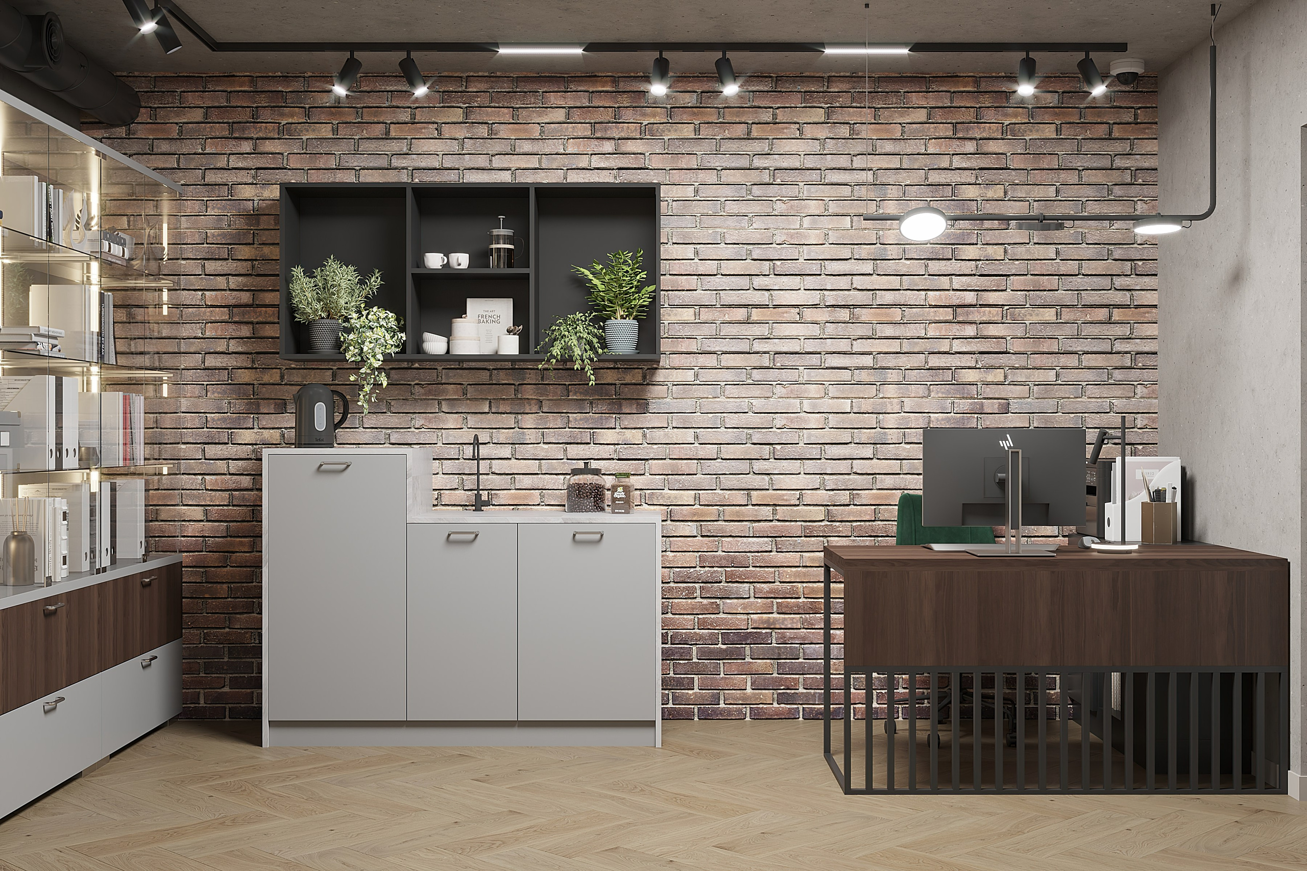 Коммерческое помещение — офис юриста, г. Рязань. Студия дизайна и ремонта ZAROVNIK build&design