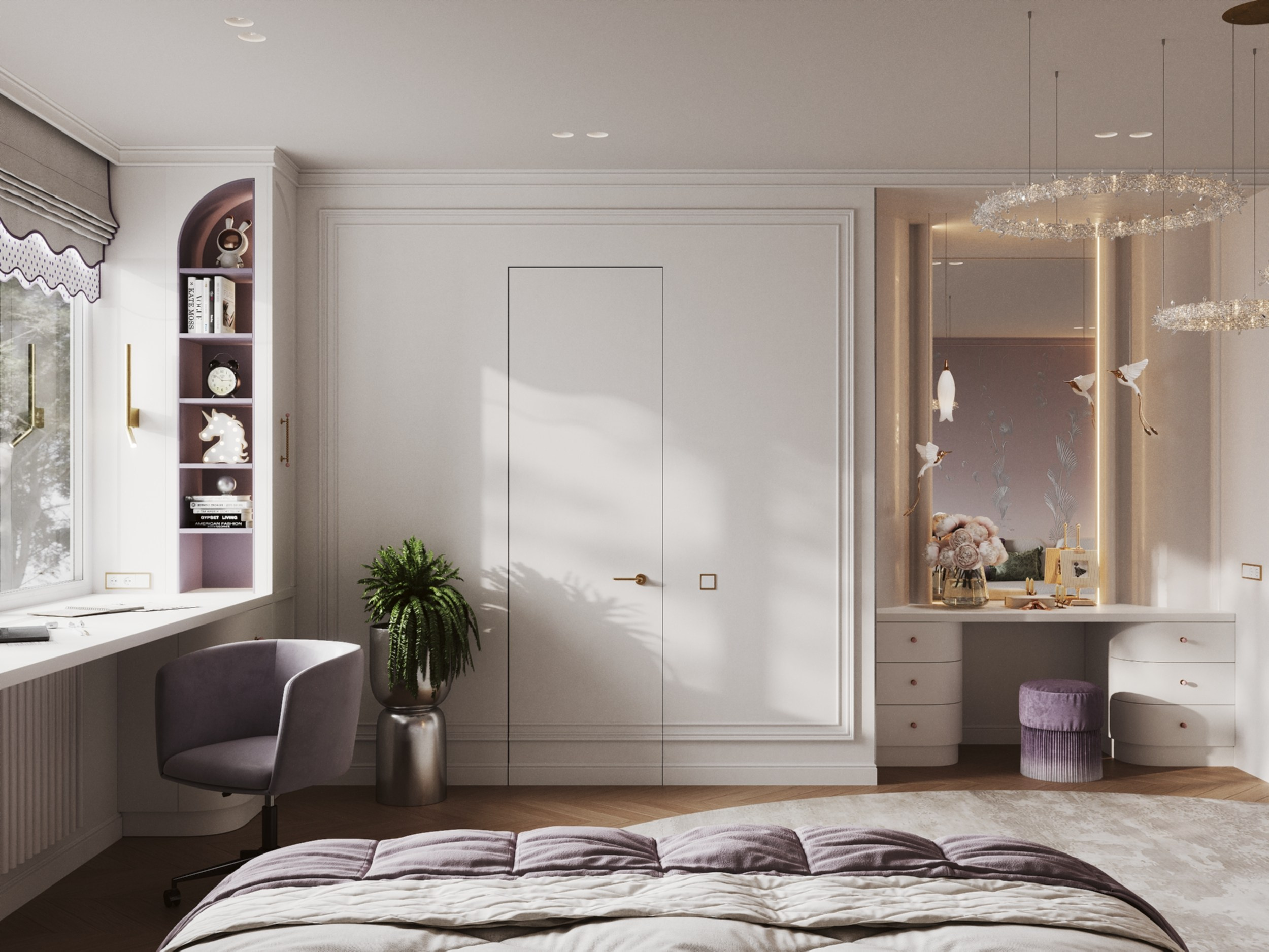 Veernaya |childrenroom | 2026. 3D Визуализация интерьера