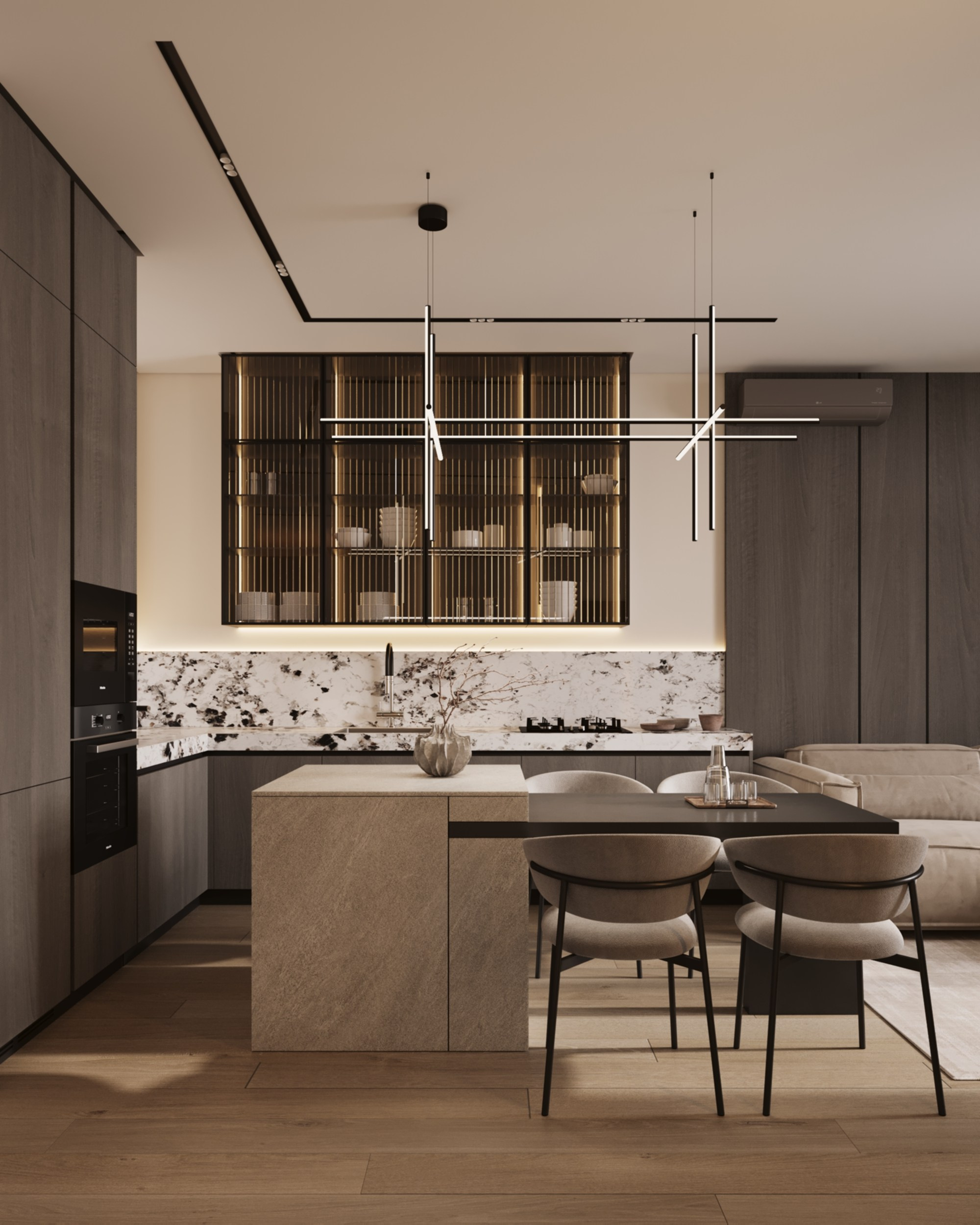 ЖК Русская Европа | 85 м² | 2026. 3D Визуализация интерьера