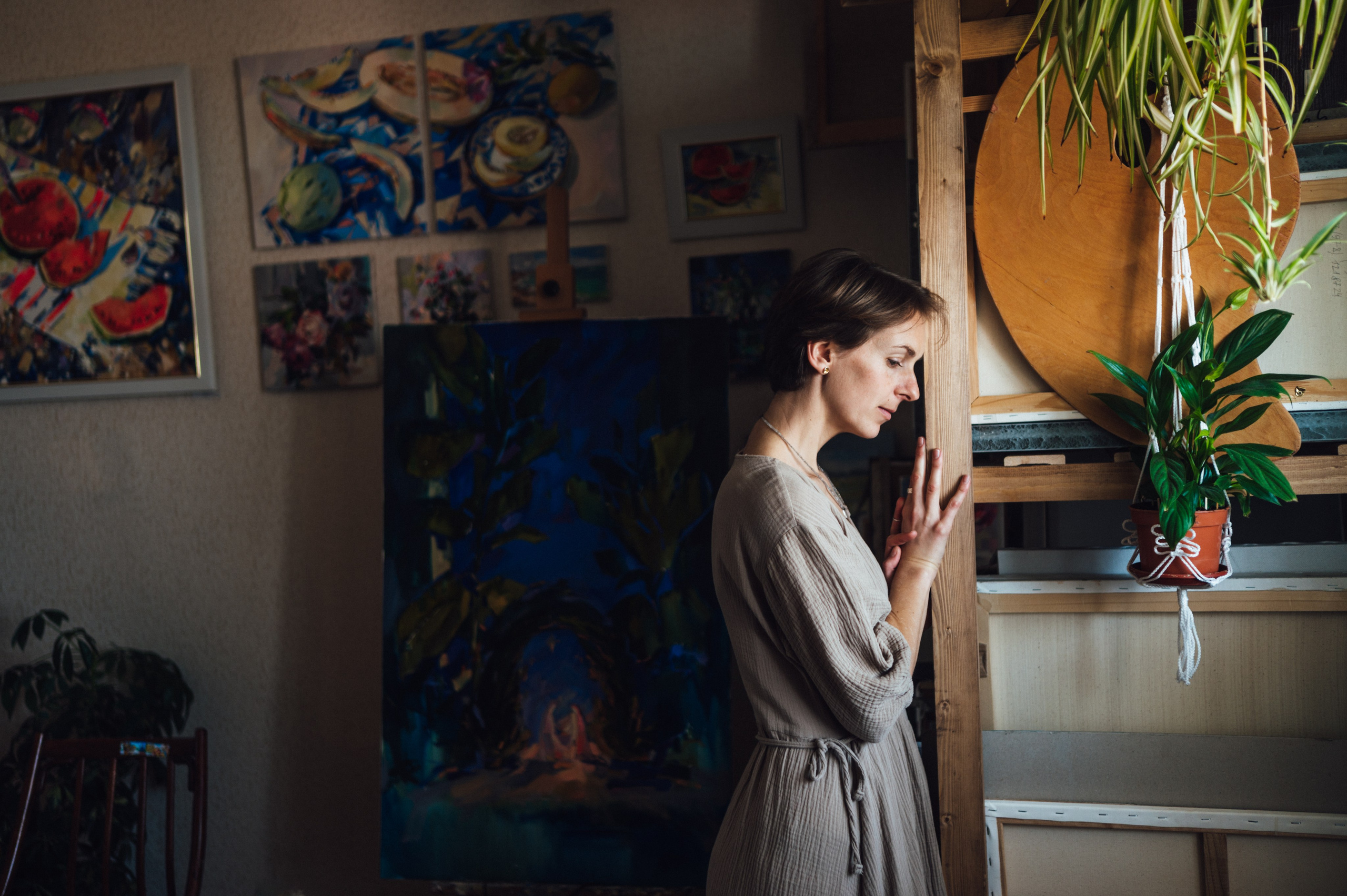 Анастасия. Фотосессия для художницы. Мария Кобзева, фотограф в Ялте, Крым