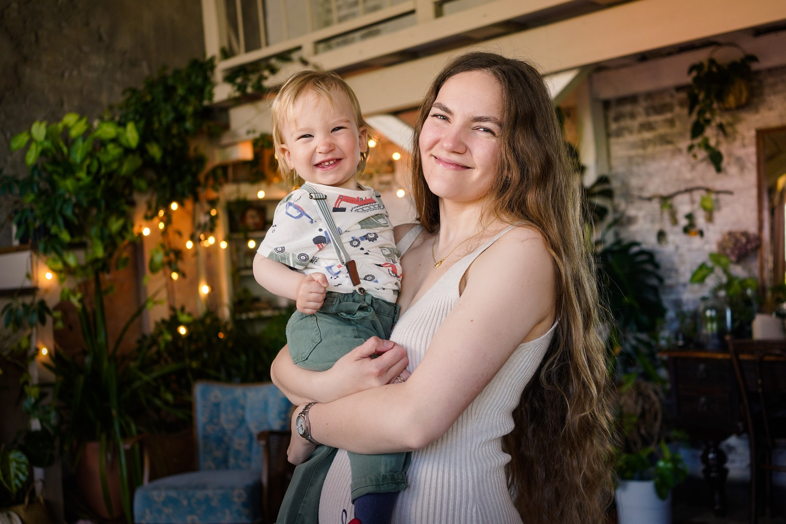 Семья с малышом в фотостудии. Семейный и портретный фотограф в Екатеринбурге Анна Лобанова