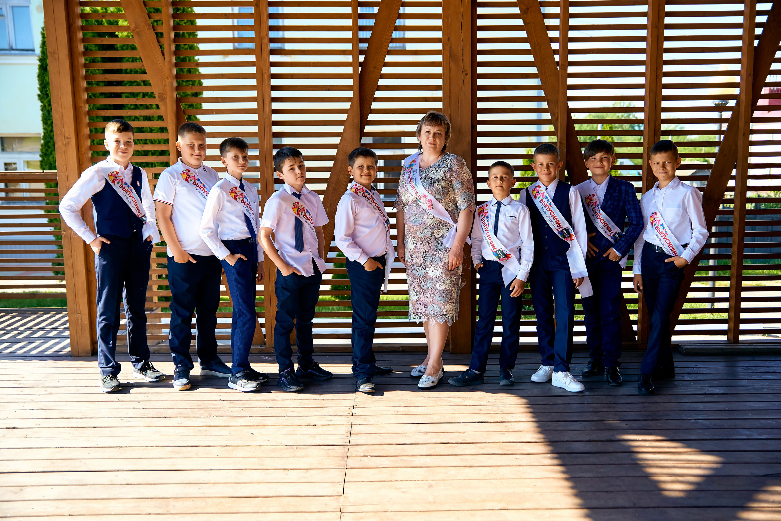 4А класс Хотынецкая СОШ выпуск 2024. Фотограф в Орле Павел Черкасов