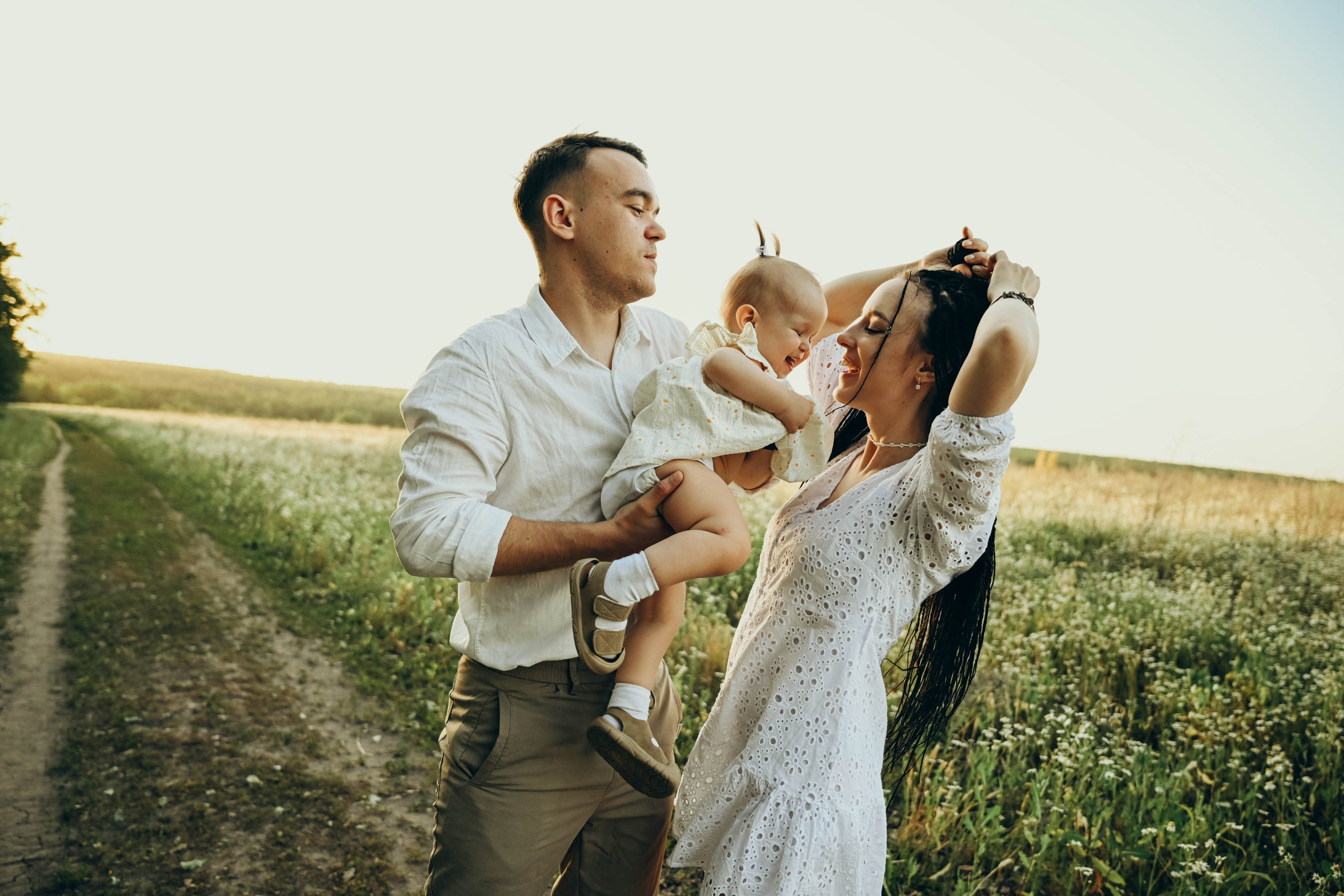 Ромашковое поле. Семейный фотограф в Москве Люберцах Ирина Вронская