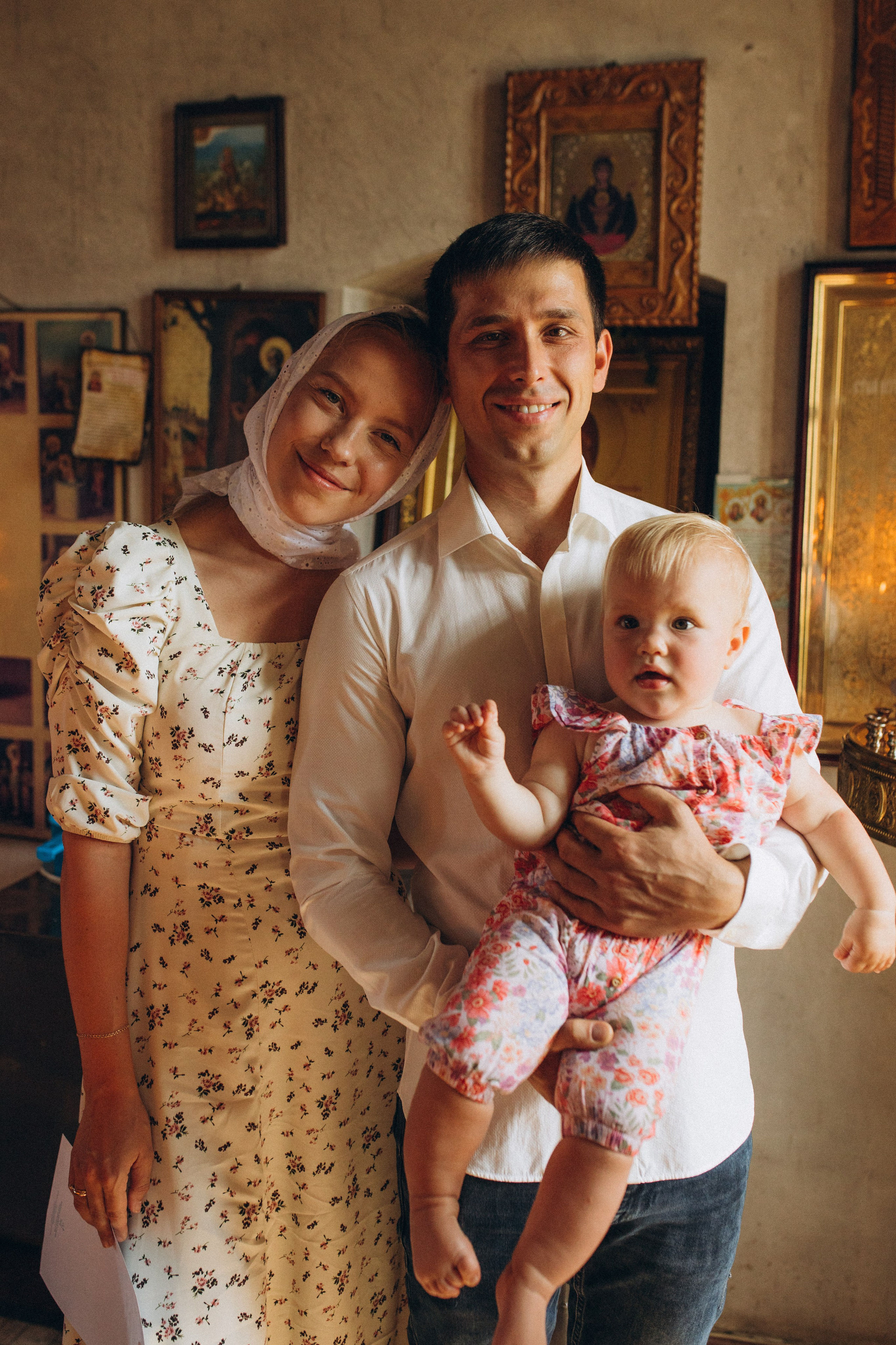 Крещение Марии. Семейный фотограф в Обнинске