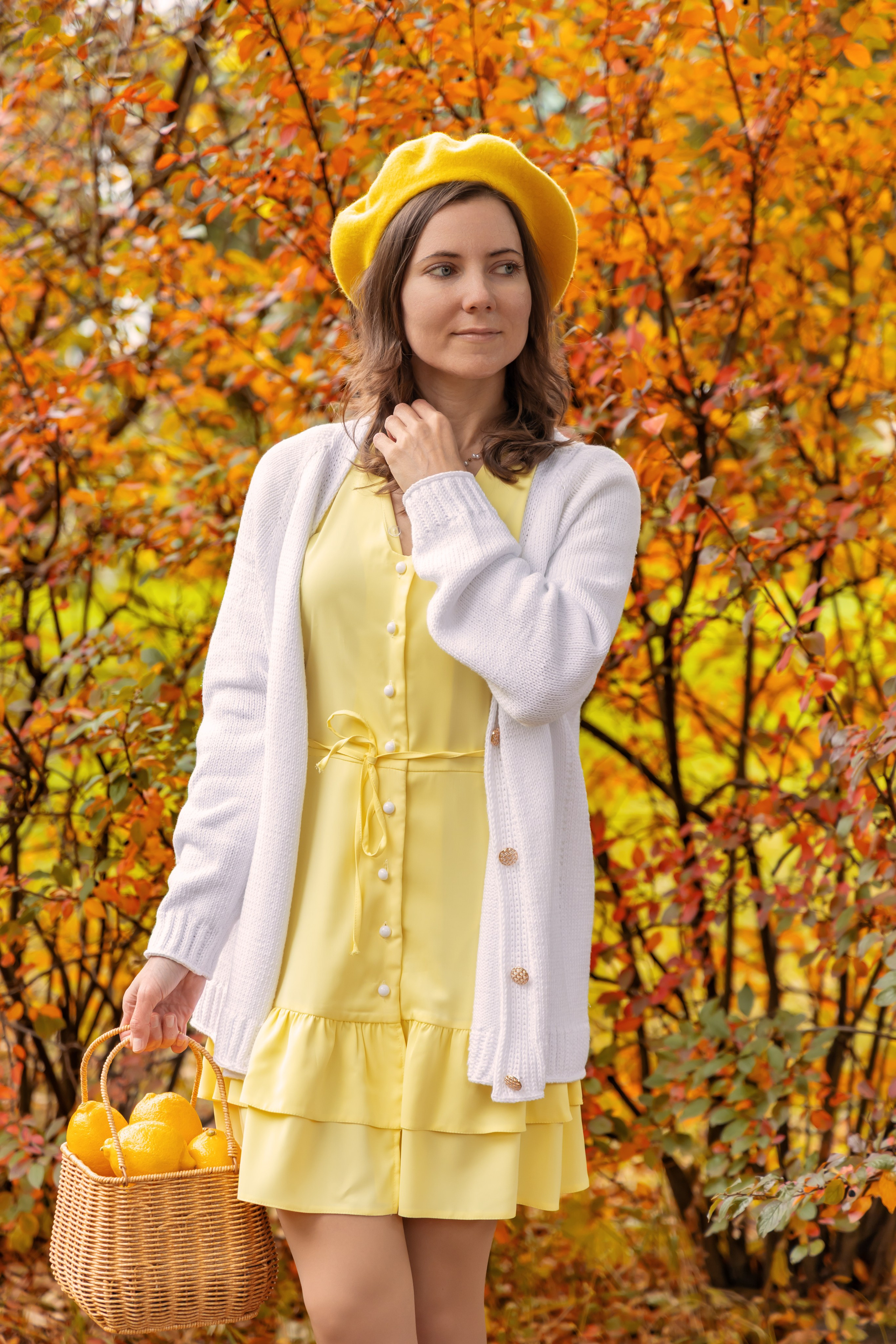 Жёлтая осень и ретро-велосипед. Репортажный, семейный и студийный фотограф в Москве Демин Алексей