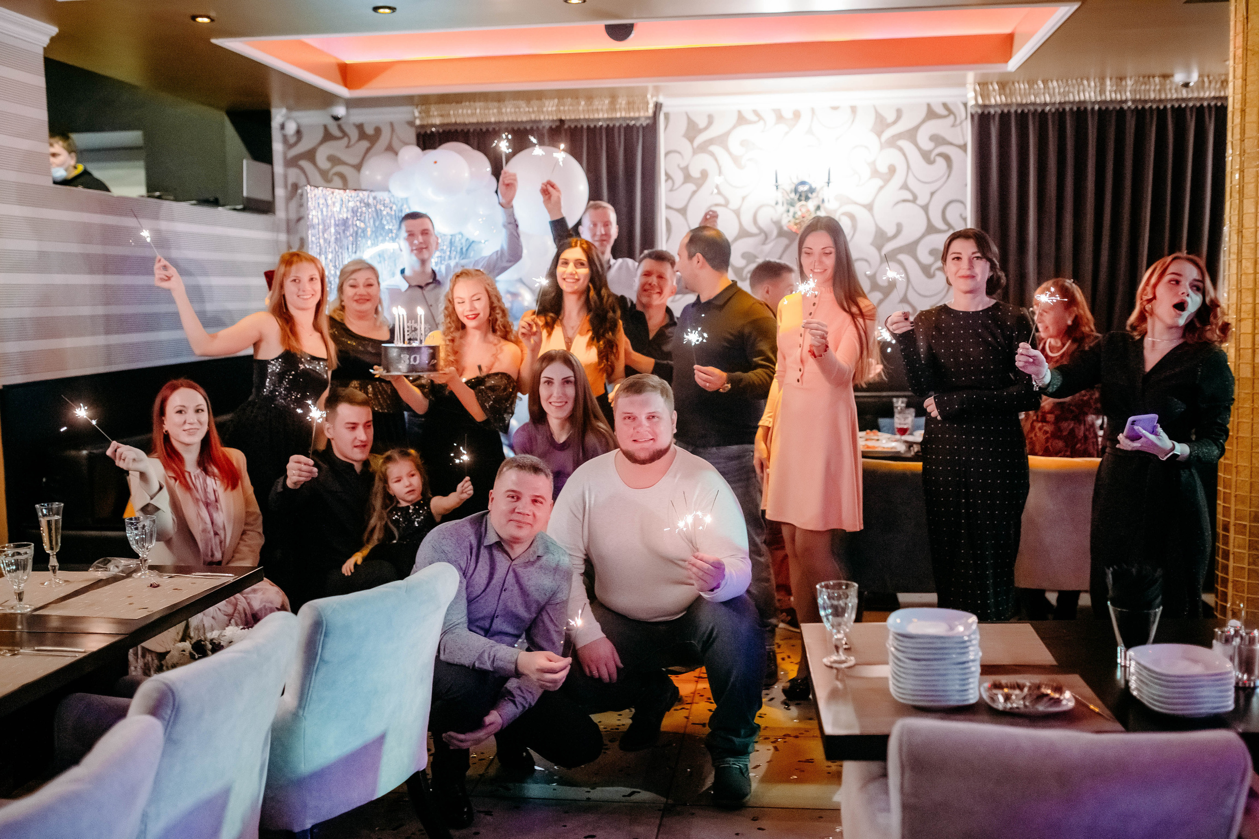 Вечеринка в честь 30- летия Екатерины. Свадебный и семейный фотограф Сасина Элина г.Хабаровск