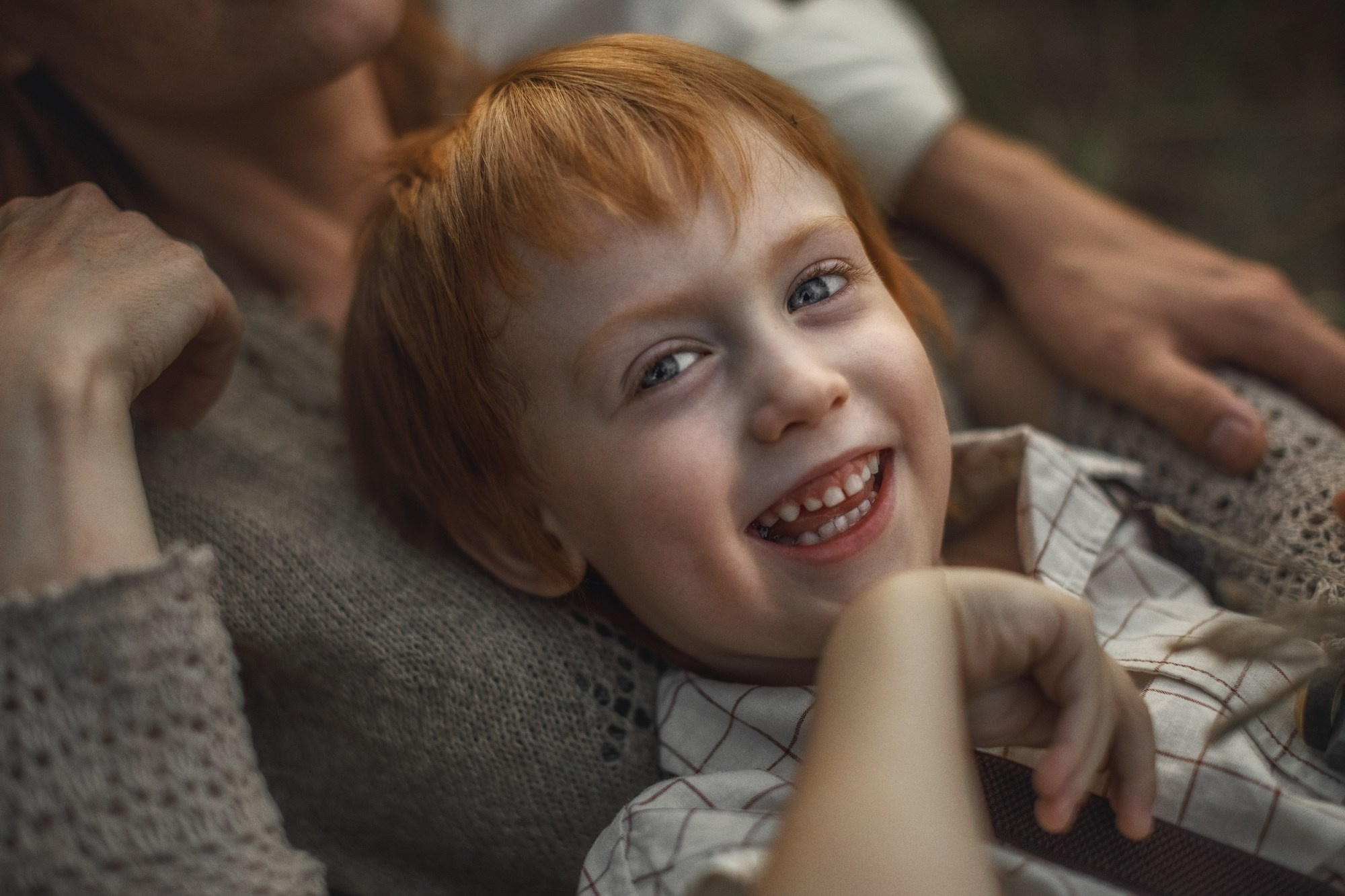 Счастливая семья на фотосессии в Тамбове