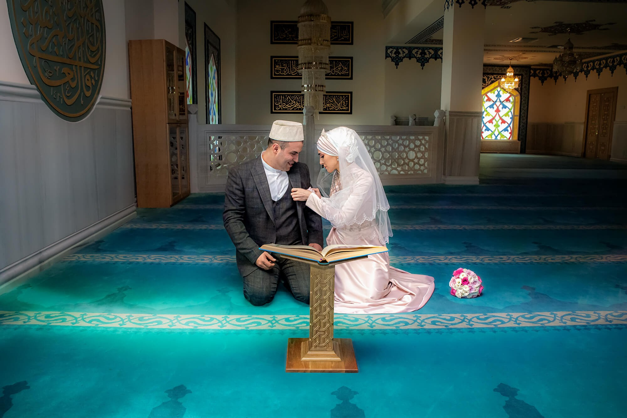 Никах Дерья и Зульфия. Стилист, видеограф, фотограф на никах и свадьбу в Москве, Лейла Влад nikahmsk