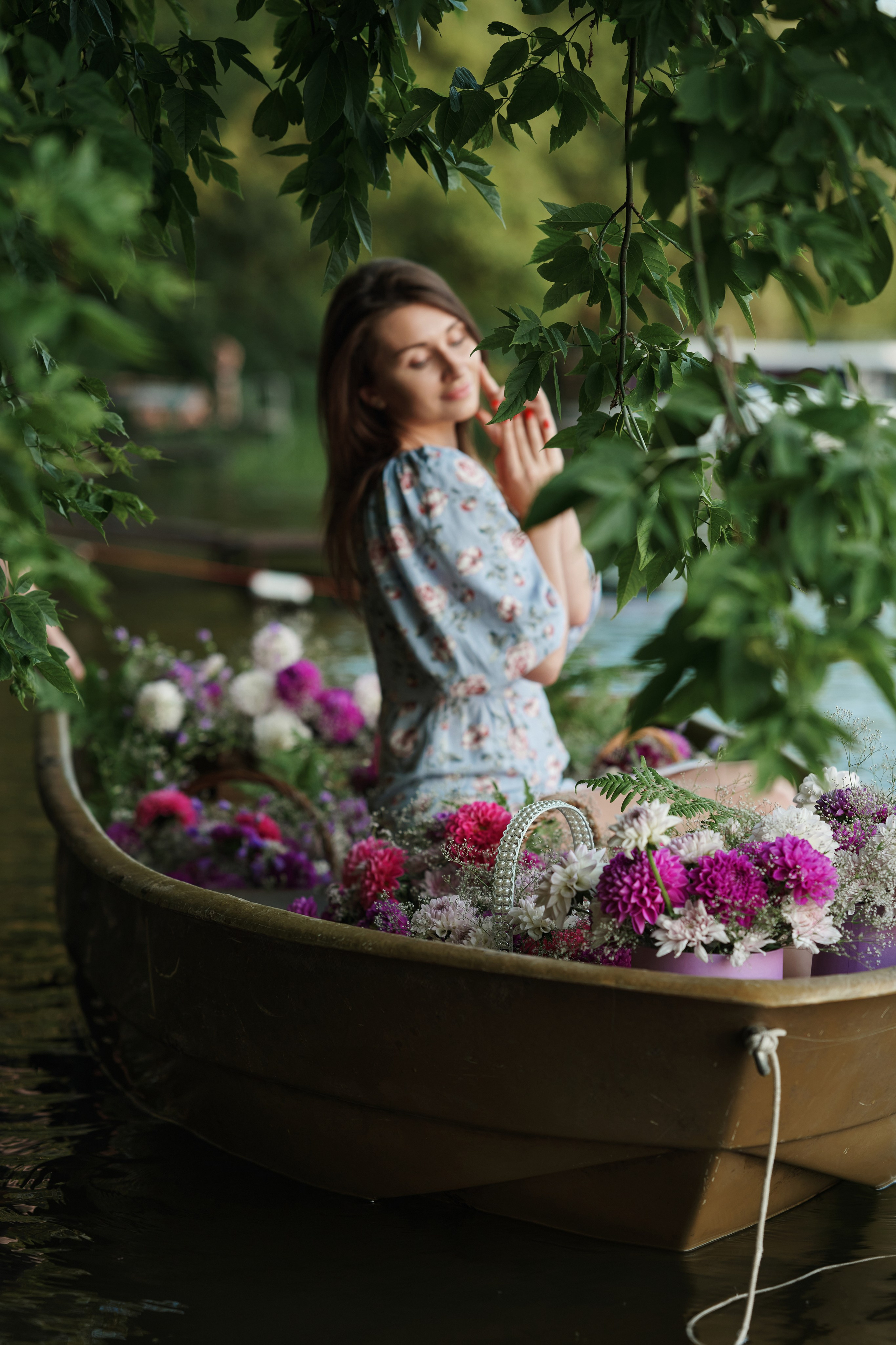 Фотопроект в лодке. Фотограф в Воронеже Тазаева Светлана