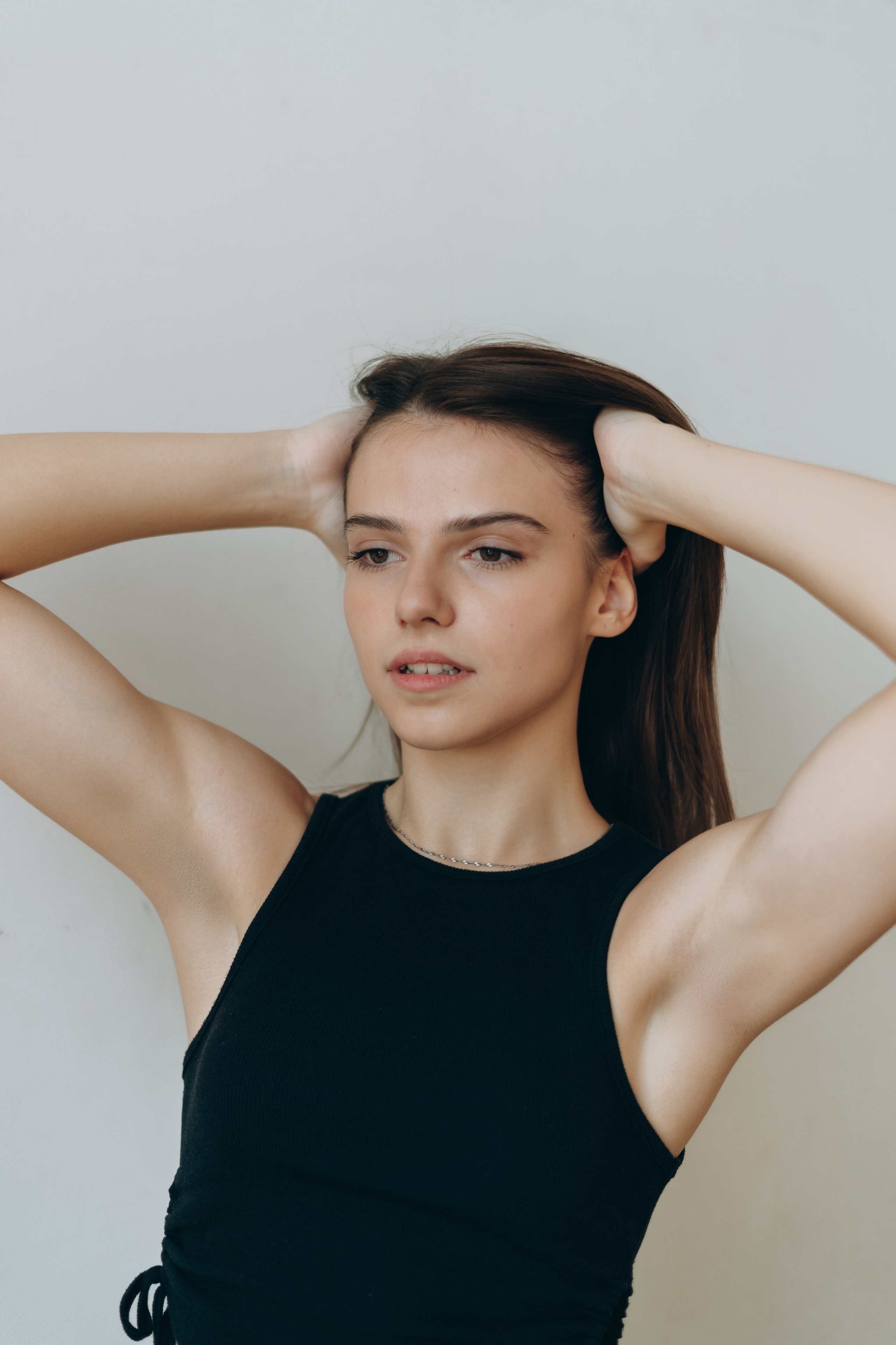 Настя. Модельные тесты. Фотограф Москва Виктория-Антуанетта