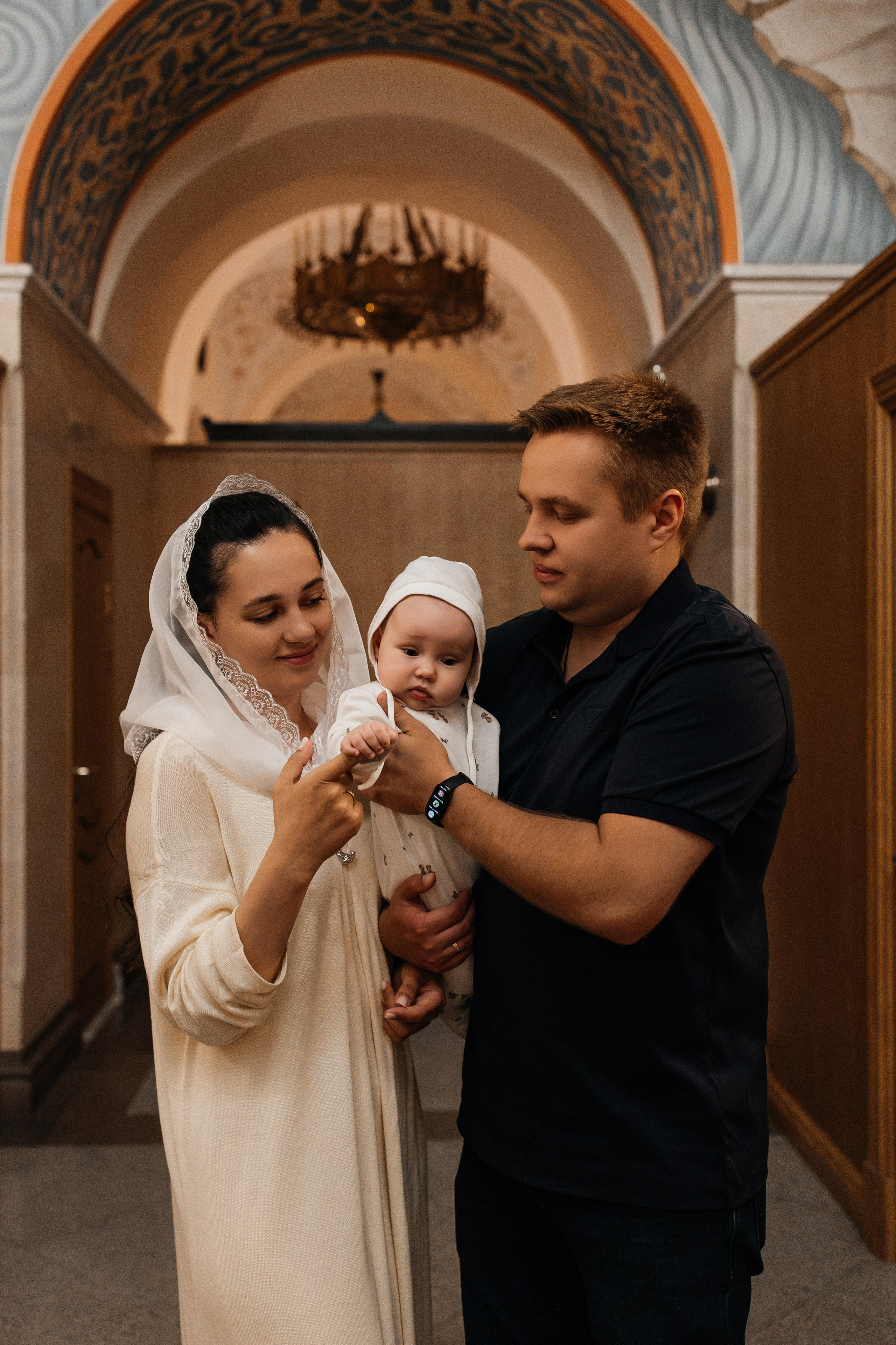 Крещение Анны. Семейный фотограф в Москве Алина Киблина