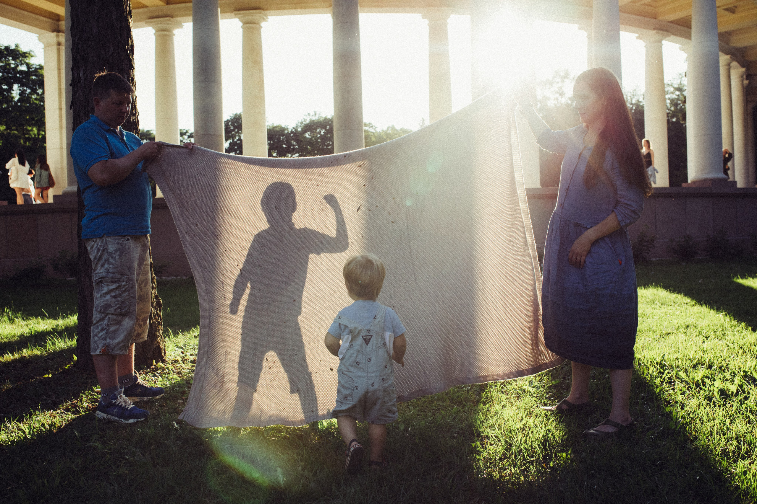 Семейная фотосессия в усадьбе Архангельское. Фотограф Лебедева Наталья