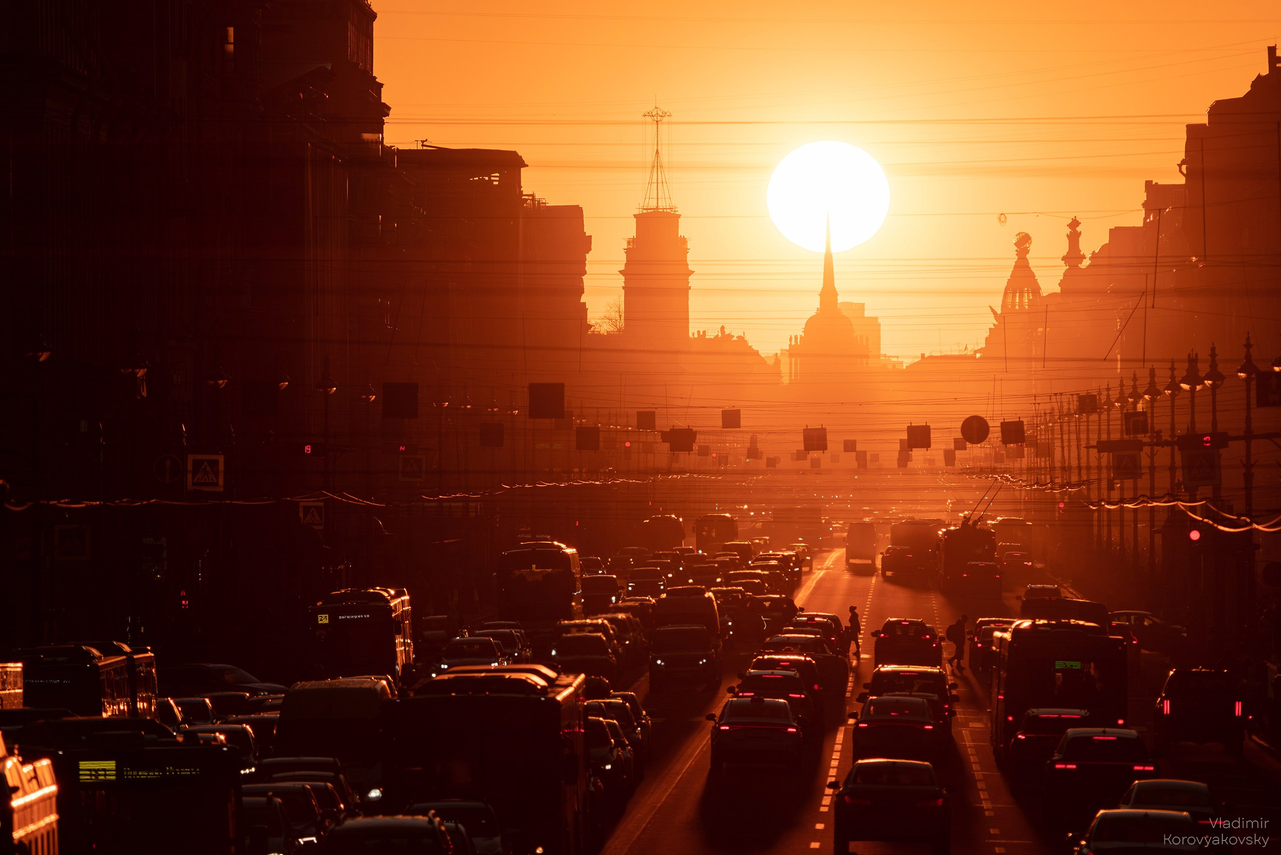 City landscape. Photographer Vladimir Korovyakovsky