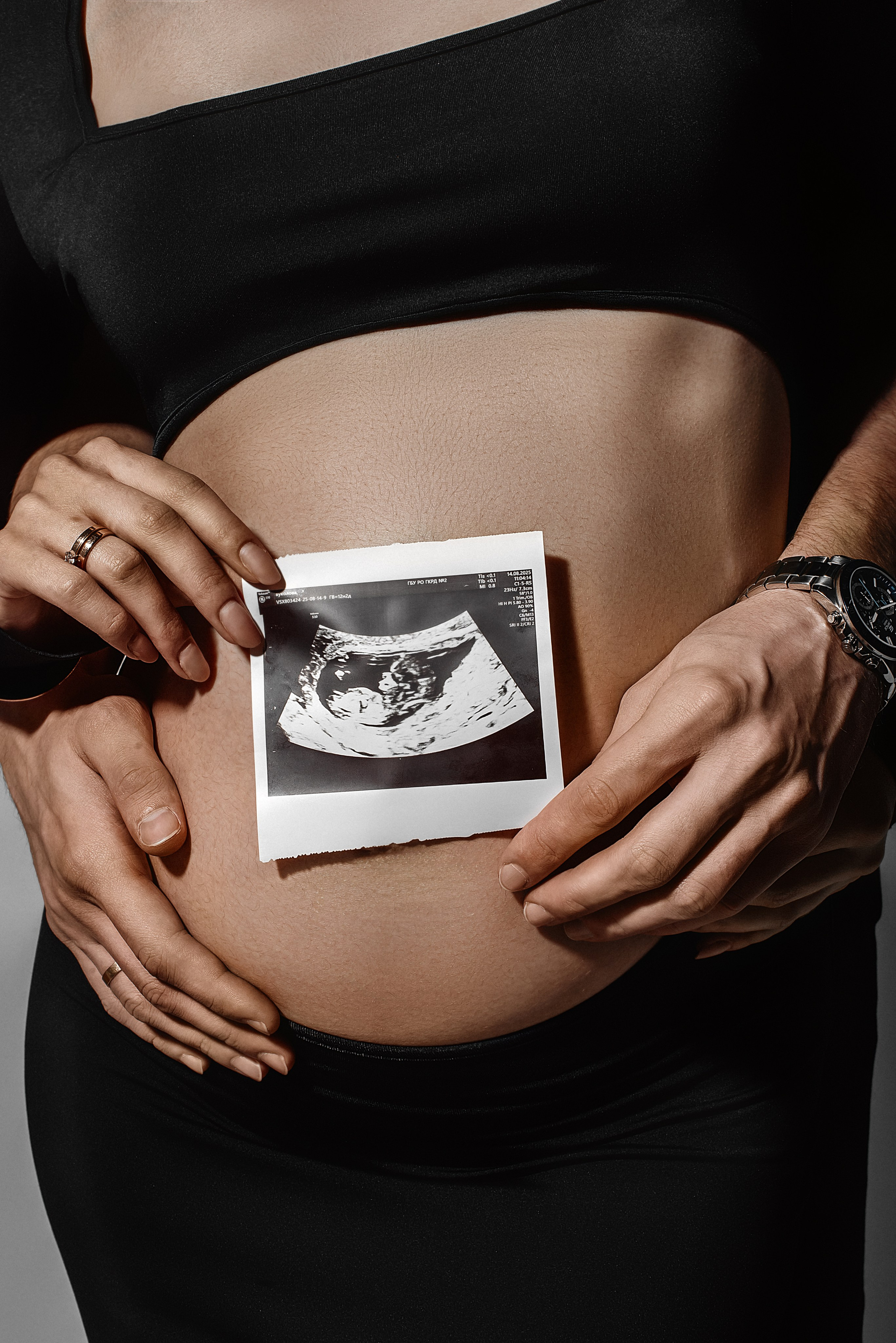 Анастасия и Евгений. Фотограф беременности и новорожденных в Рязани