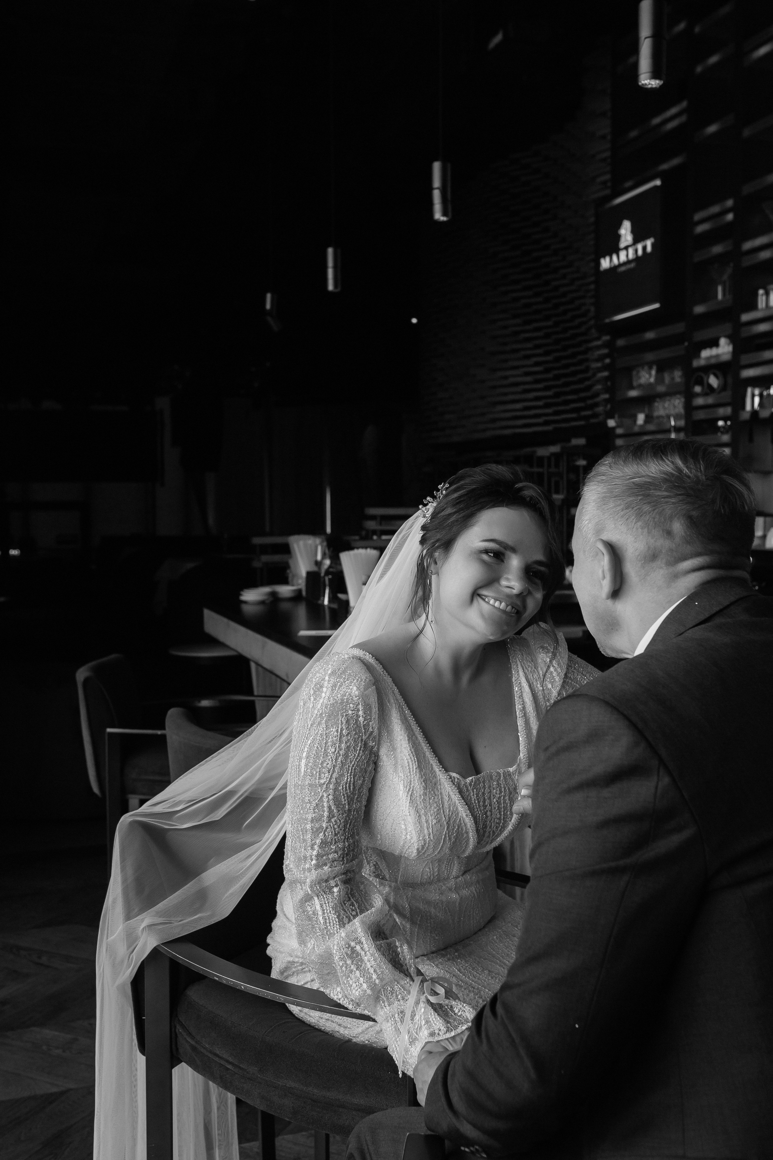 свадебная фотосессия в ресторане