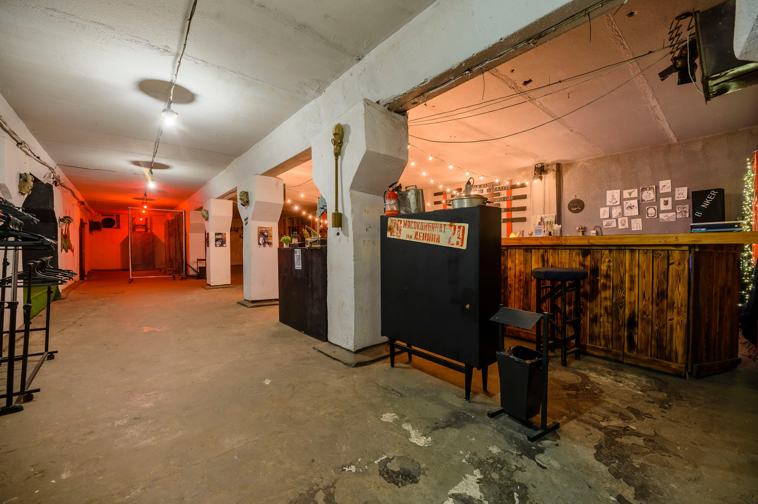 Арт убежище Bunker, съемка контента. Интерьерный и репортажный фотограф в Алматы