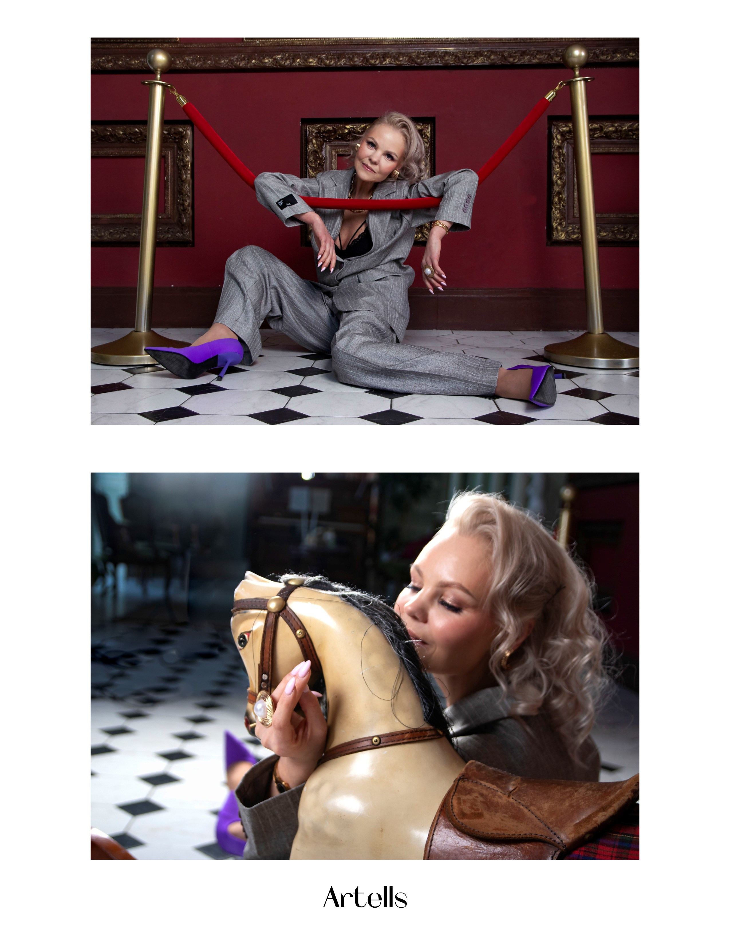 Портретная сьемка в студии. Публикация в журнале ARTELLS. Портретный фотограф в Санкт-Петербурге Савельева Ольга