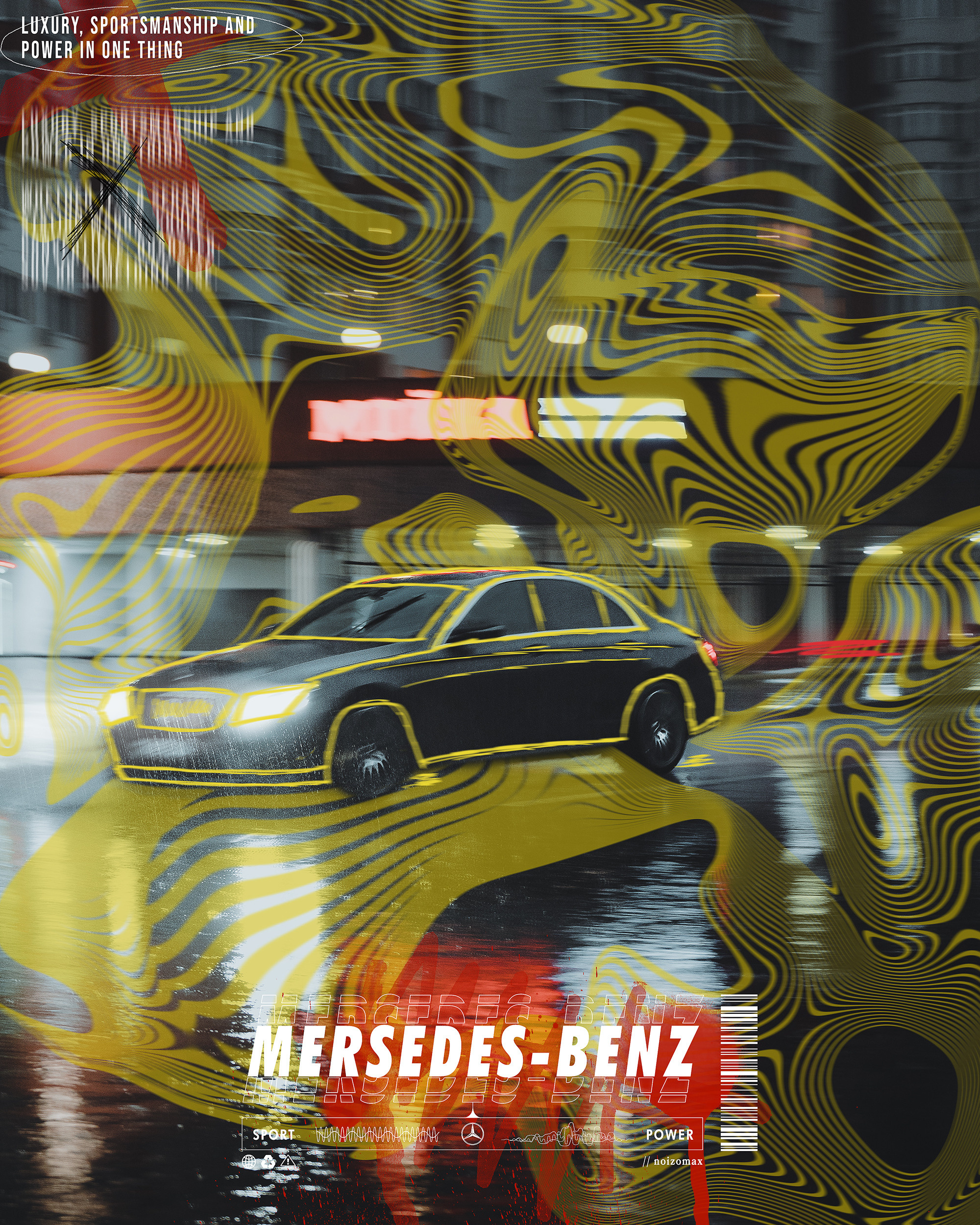 MERCEDES. NOIZOMAX Художественный фотограф в Дубай