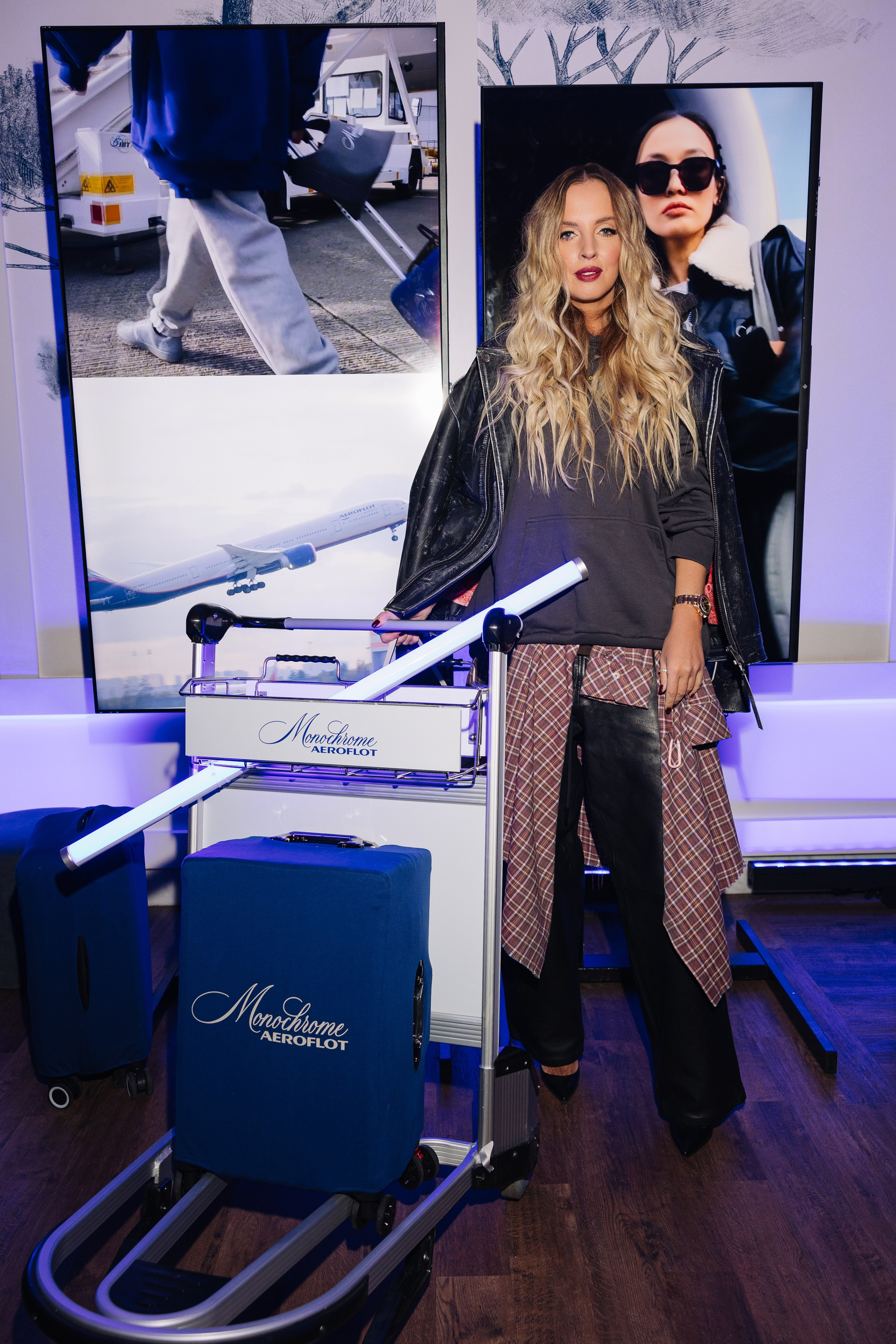 Monochrome x Aeroflot. Фотограф Олег Коровяков