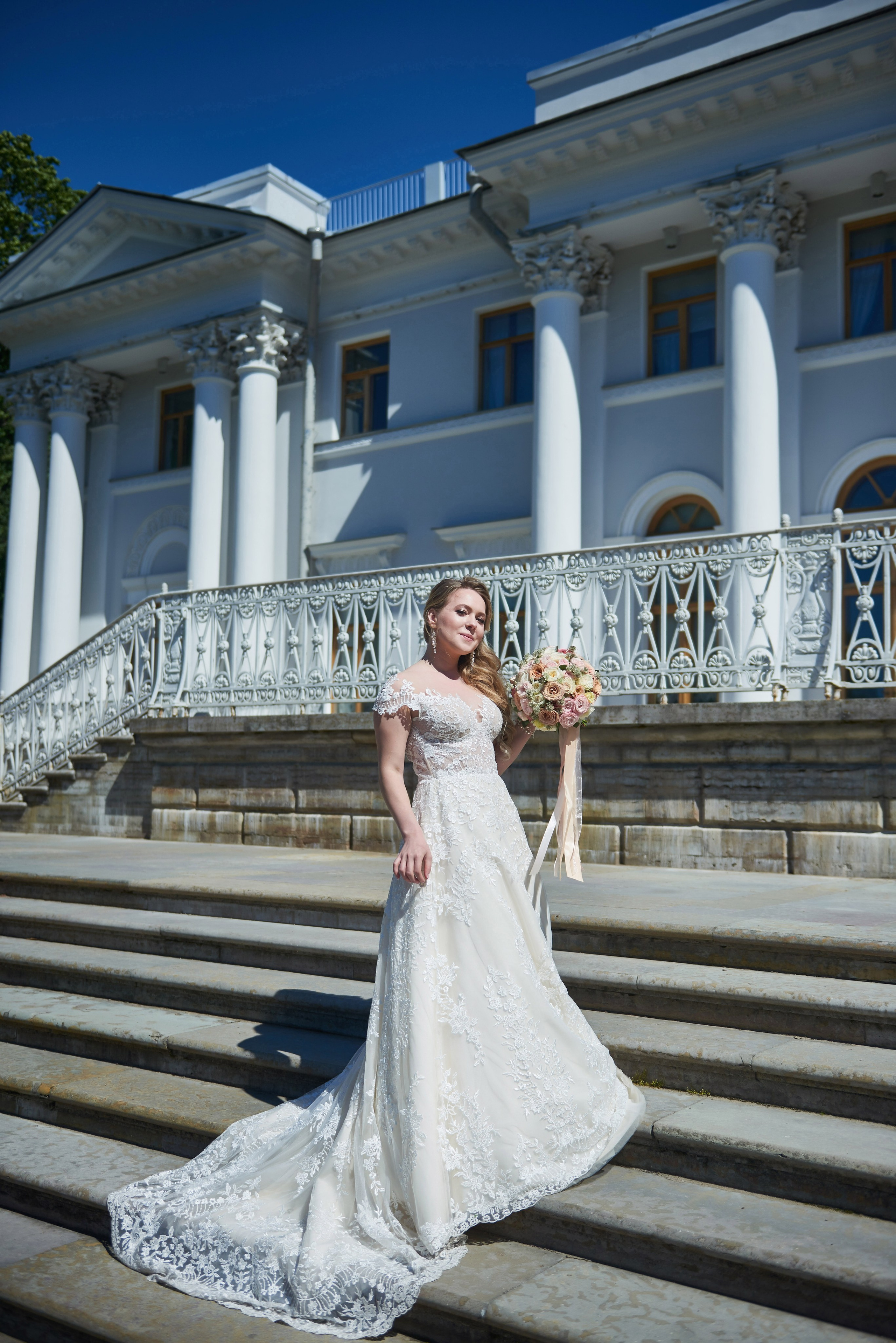 Юлия и Антон (Первый Дворец Бракосочетания, прогулка на Елагином острове). Портретный, семейный и свадебный фотограф в Санкт-Петербурге и в Пушкине Ширяев Денис