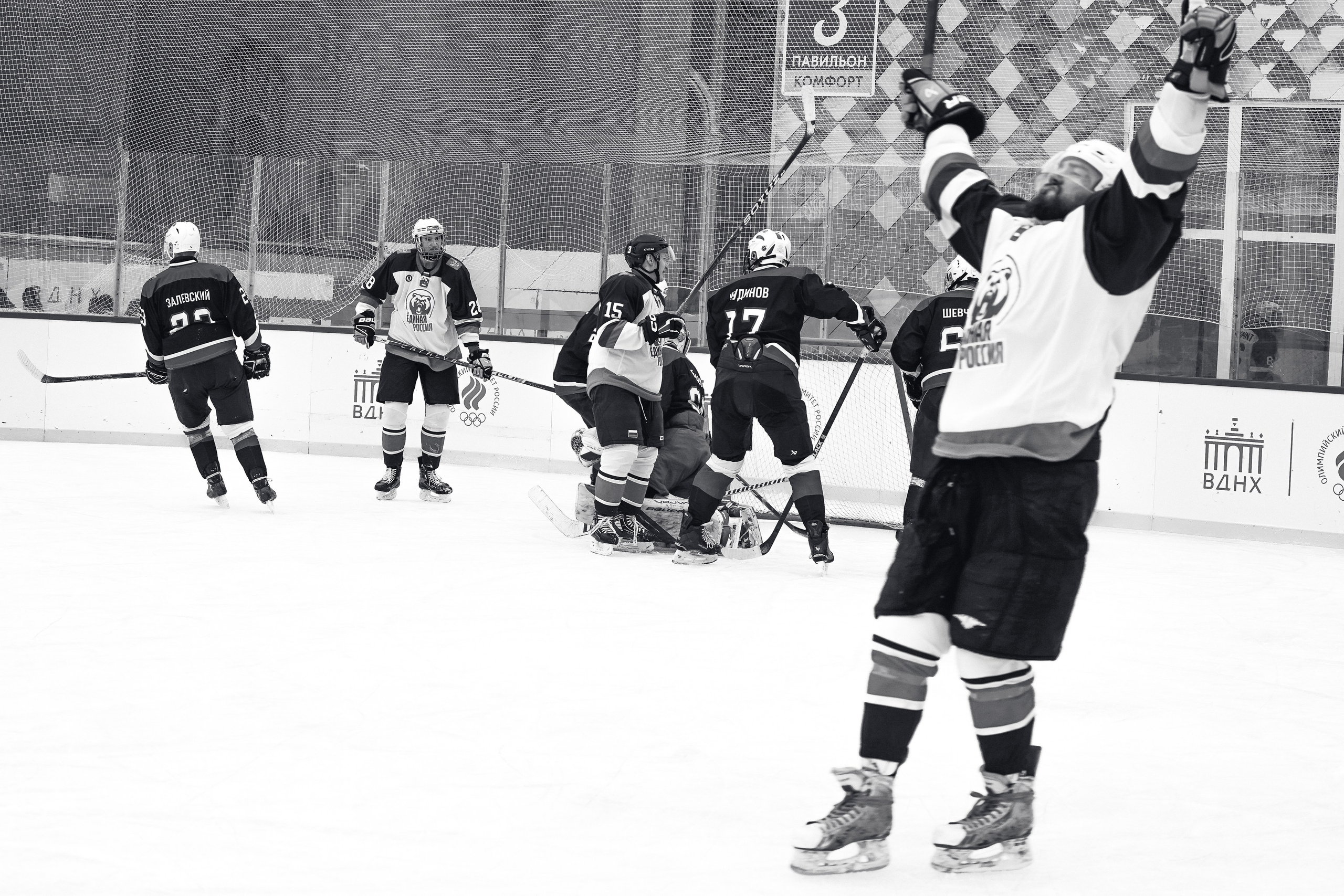 Хоккейный матч на ВДНХ. Анна, фотограф Москва, Зеленоград