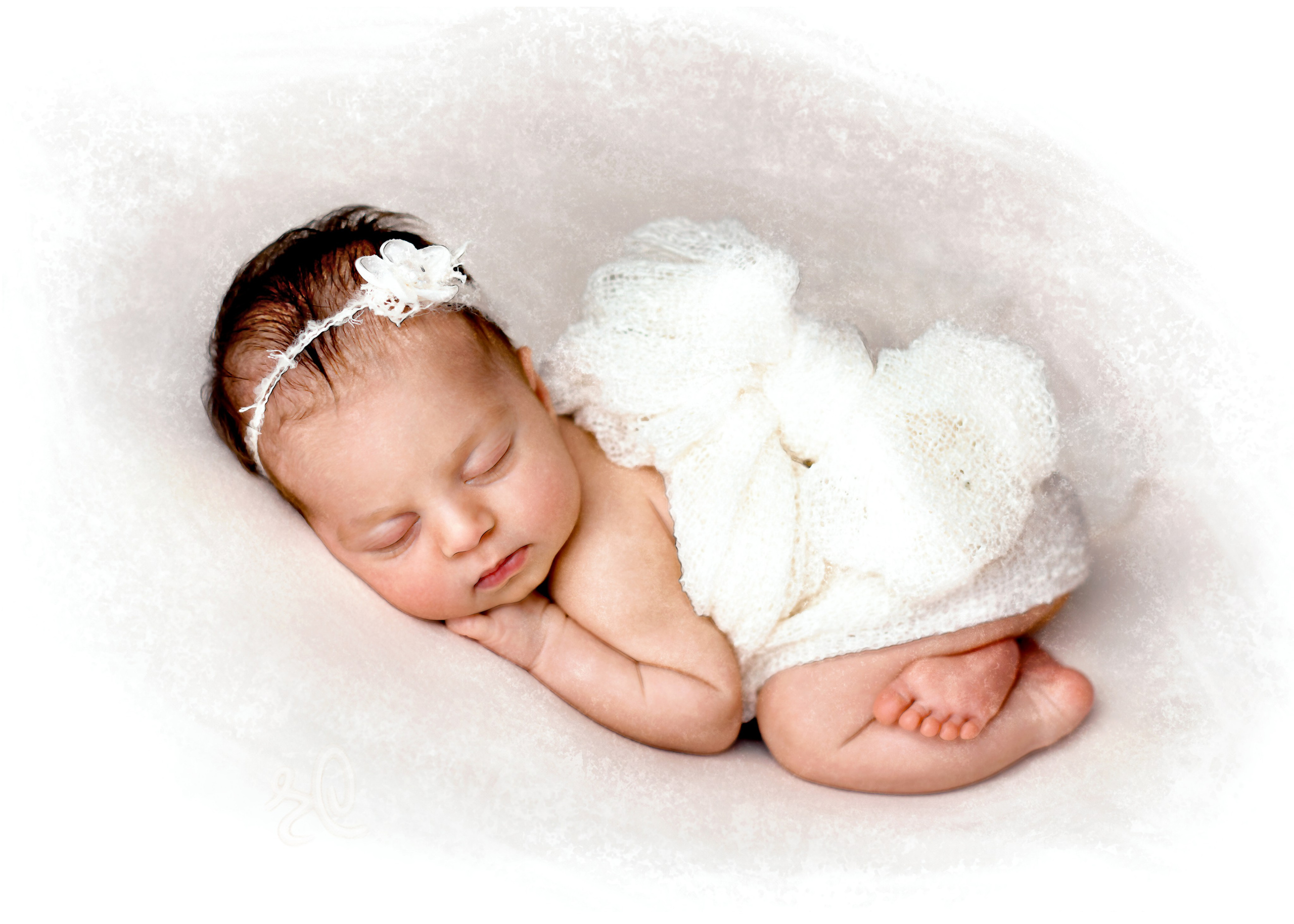 Акварели. Профессиональный фотограф новорождённых в Москве Елена Сатюкова