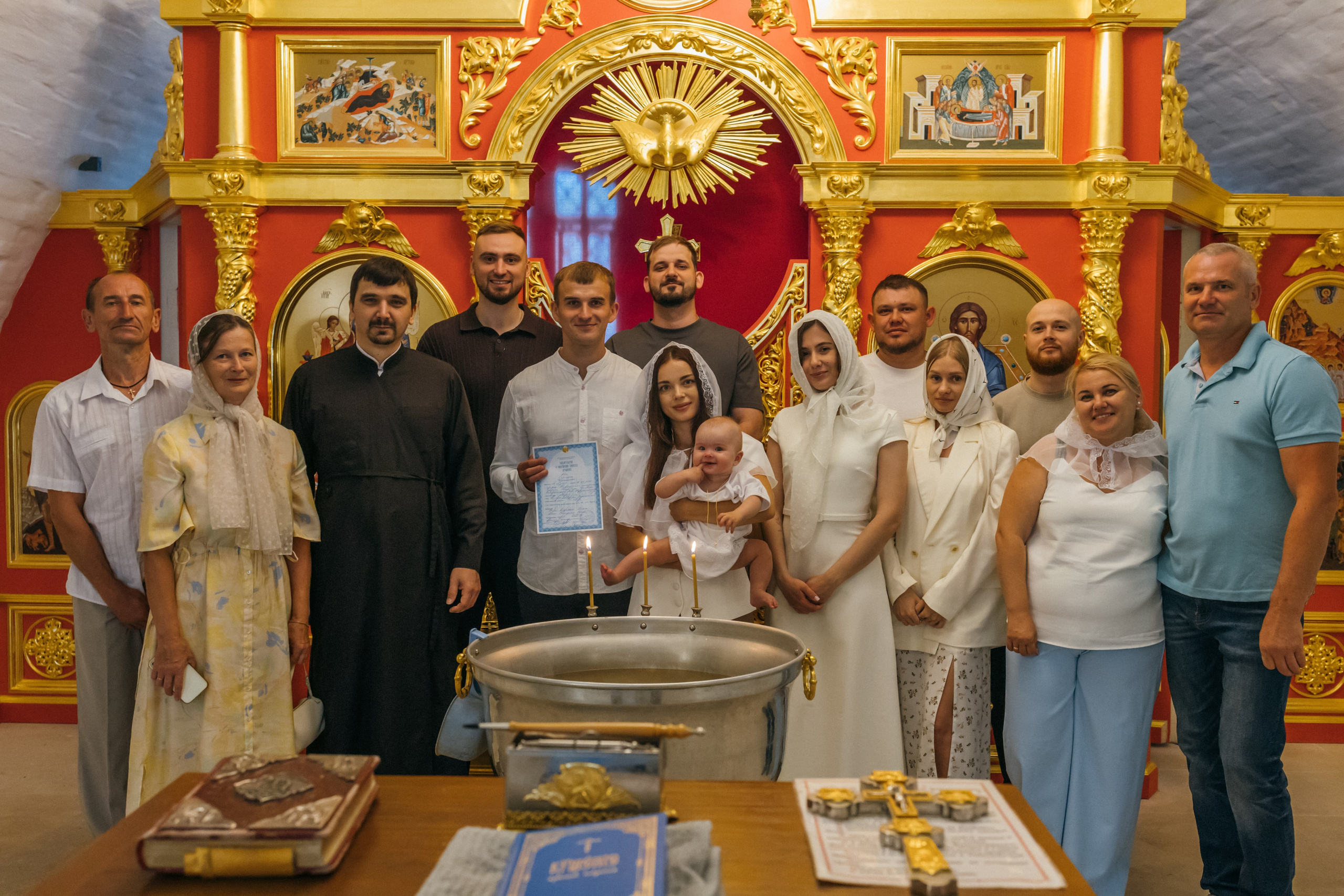 Крещении Мии. Фотограф Ирина Панина