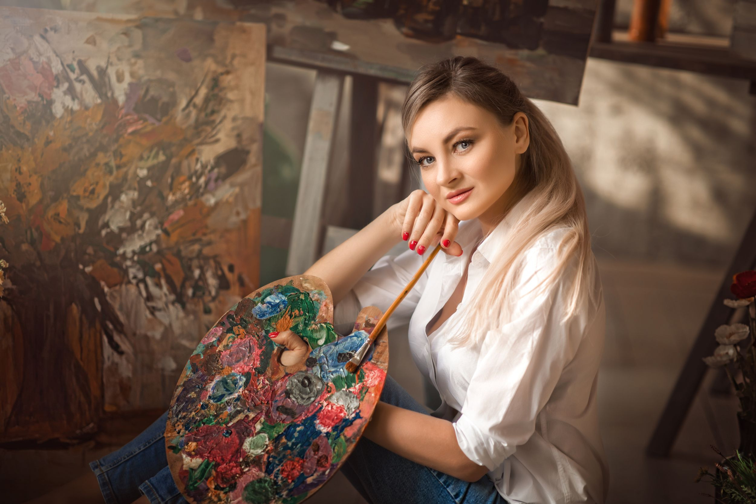 ЖЕНСКИЙ ПОРТРЕТ. Фотограф Москва