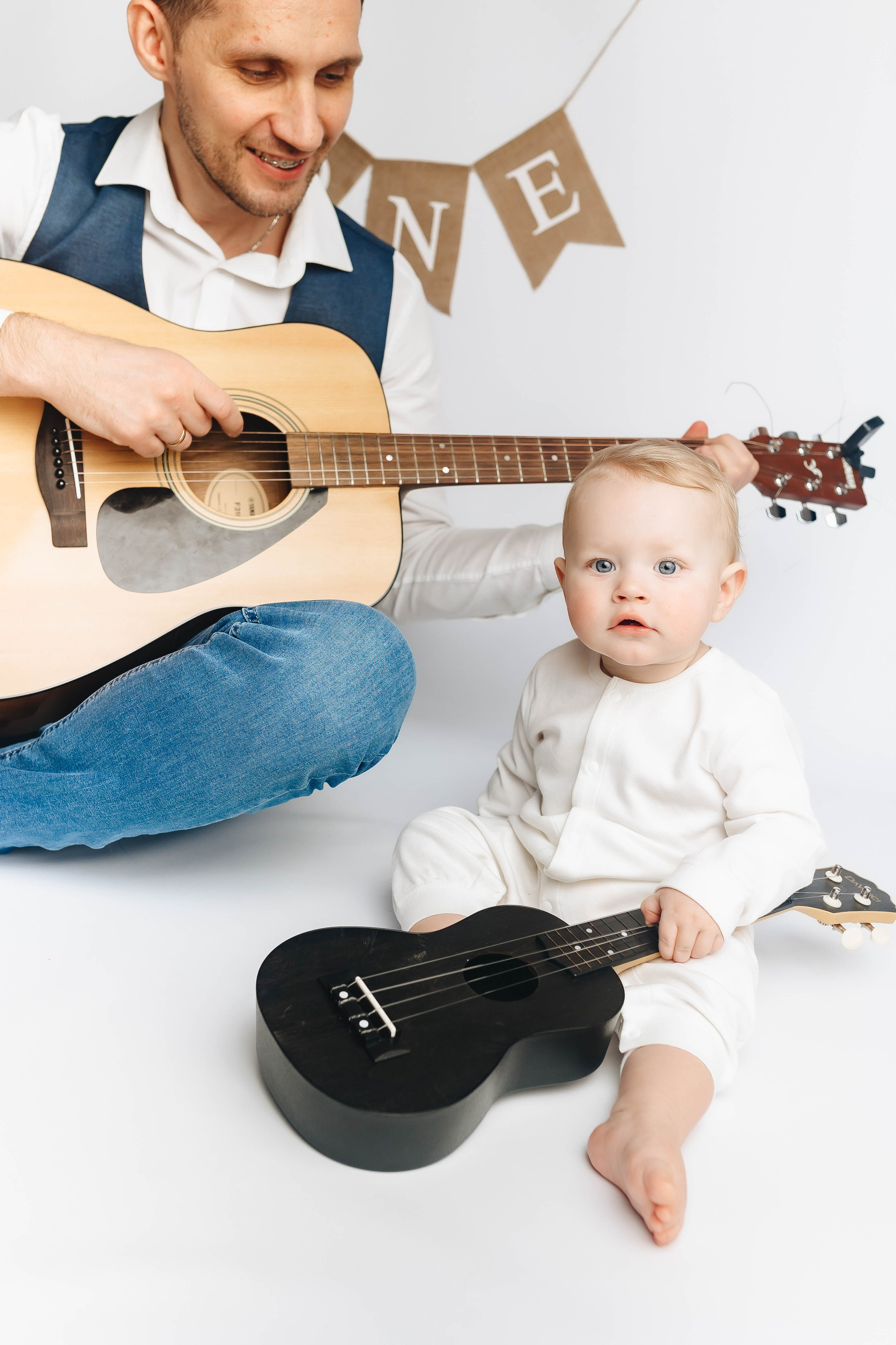 Семейные фото на годиках. Фотограф новорожденных Серпухов, Протвино, Москва I Марина Бурмистрова