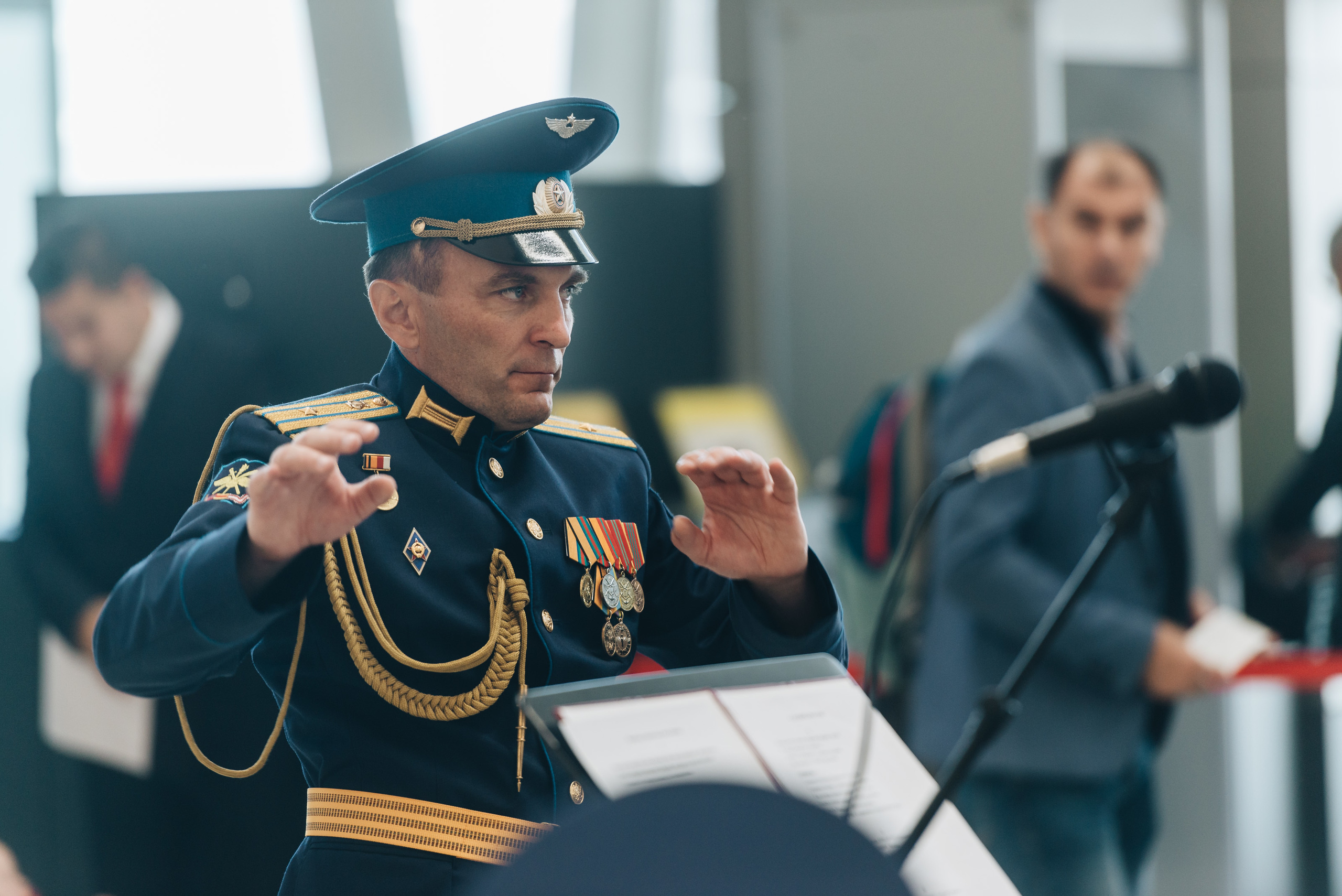 Orchestra in airport. Photo & Video production, in Bishkek, Kyrgyzstan