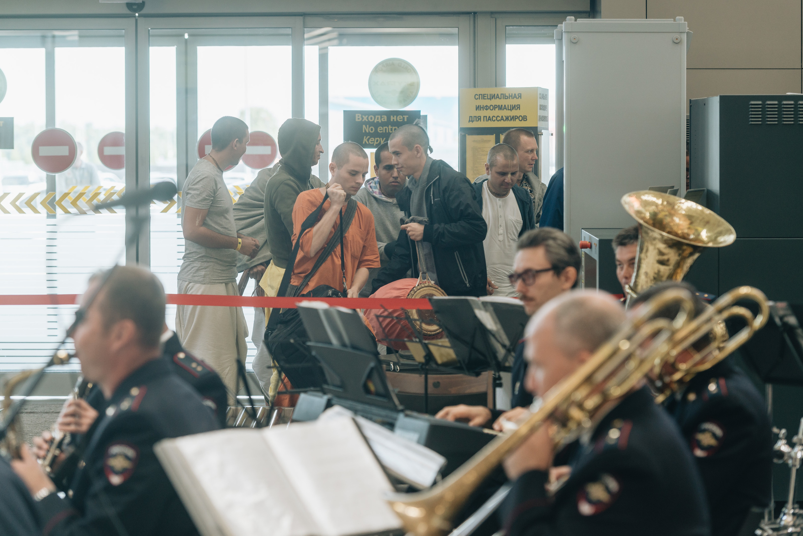 Orchestra in airport. Photo & Video production, in Bishkek, Kyrgyzstan