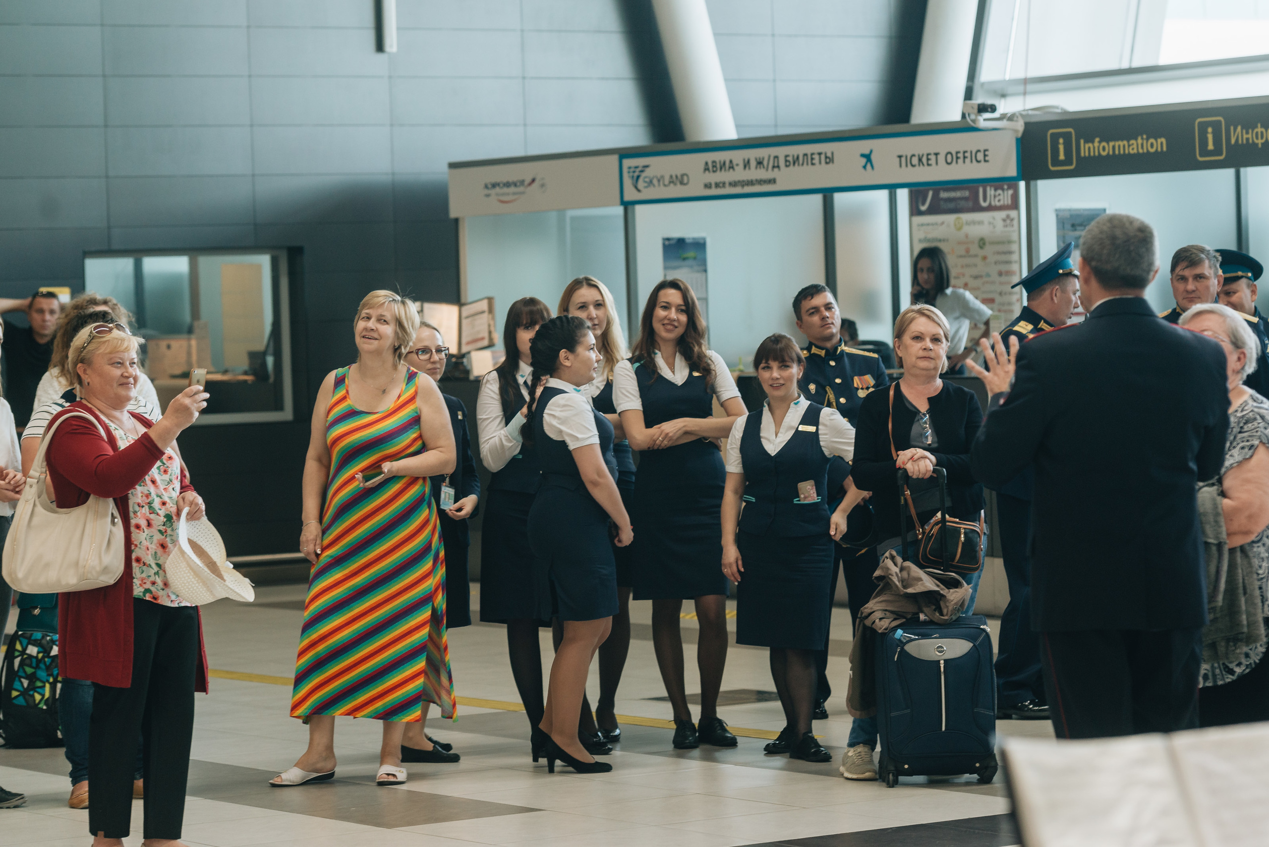 Orchestra in airport. Photo & Video production, in Bishkek, Kyrgyzstan