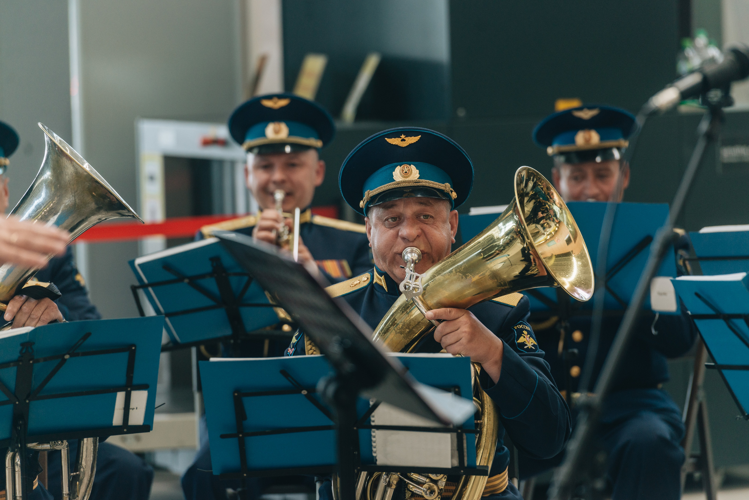 Orchestra in airport. Photo & Video production, in Bishkek, Kyrgyzstan