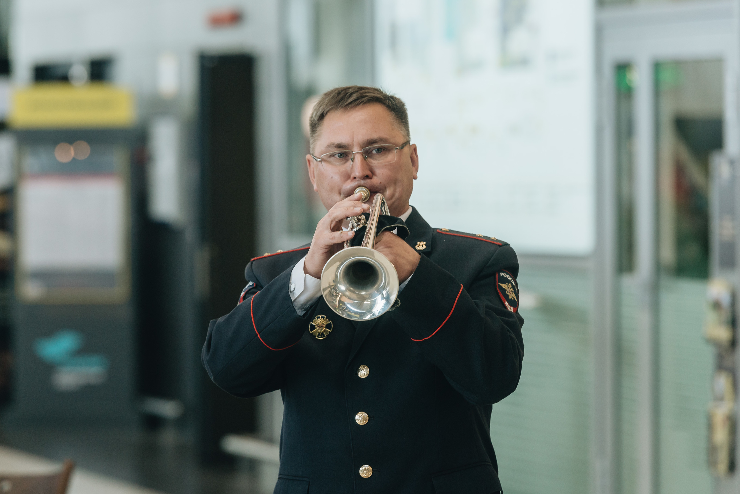 Orchestra in airport. Photo & Video production, in Bishkek, Kyrgyzstan