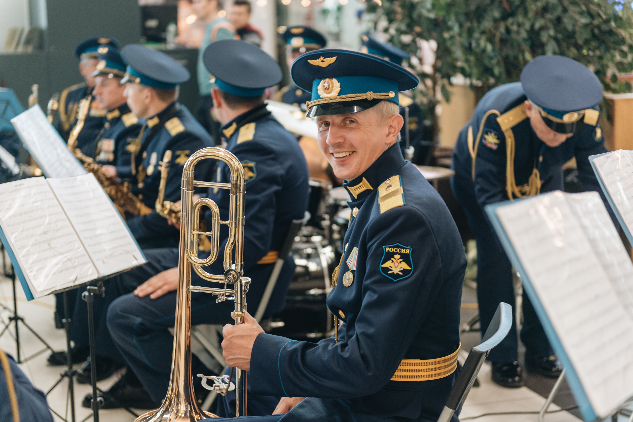 Orchestra in airport. Photo & Video production, in Bishkek, Kyrgyzstan