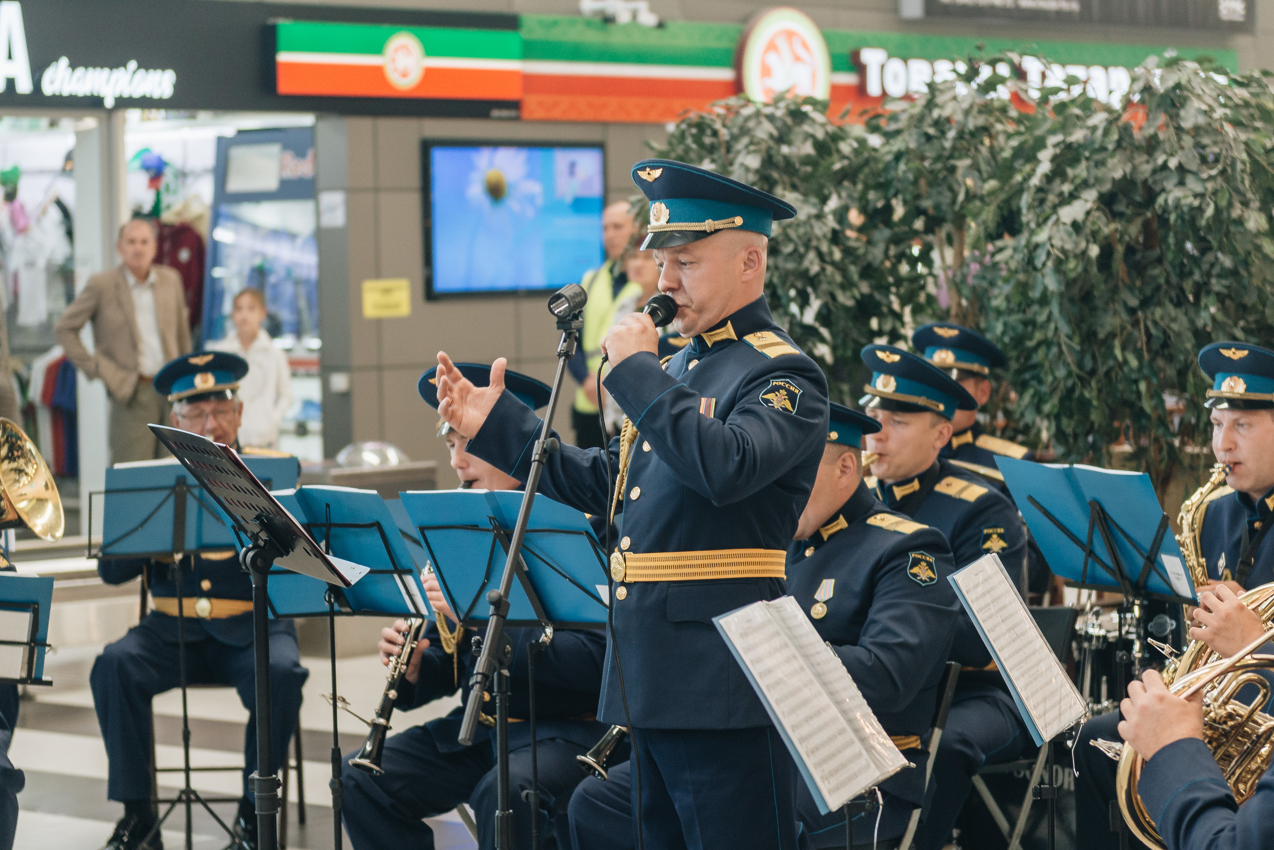 Orchestra in airport. Photo & Video production, in Bishkek, Kyrgyzstan